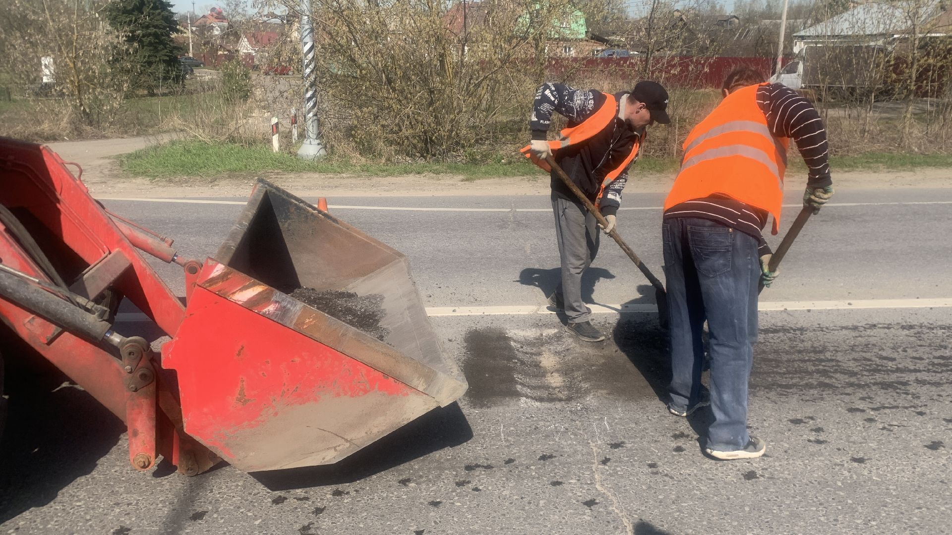 Ступино, ямочный ремонт, ремонт дорог, дороги, транспорт