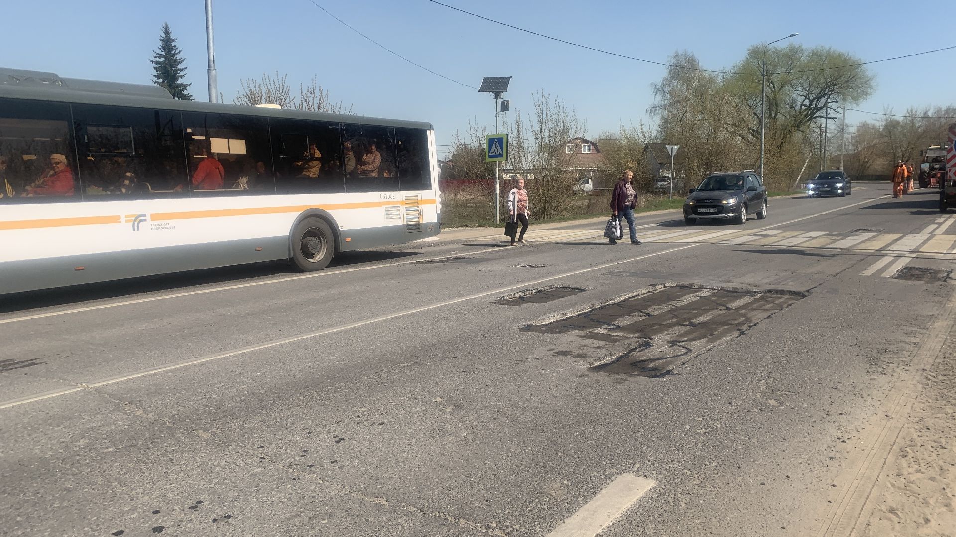 Ступино, ямочный ремонт, ремонт дорог, дороги, транспорт