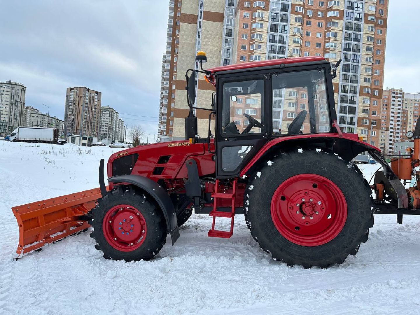 снегопад, уборка снега, коммунальная служба,