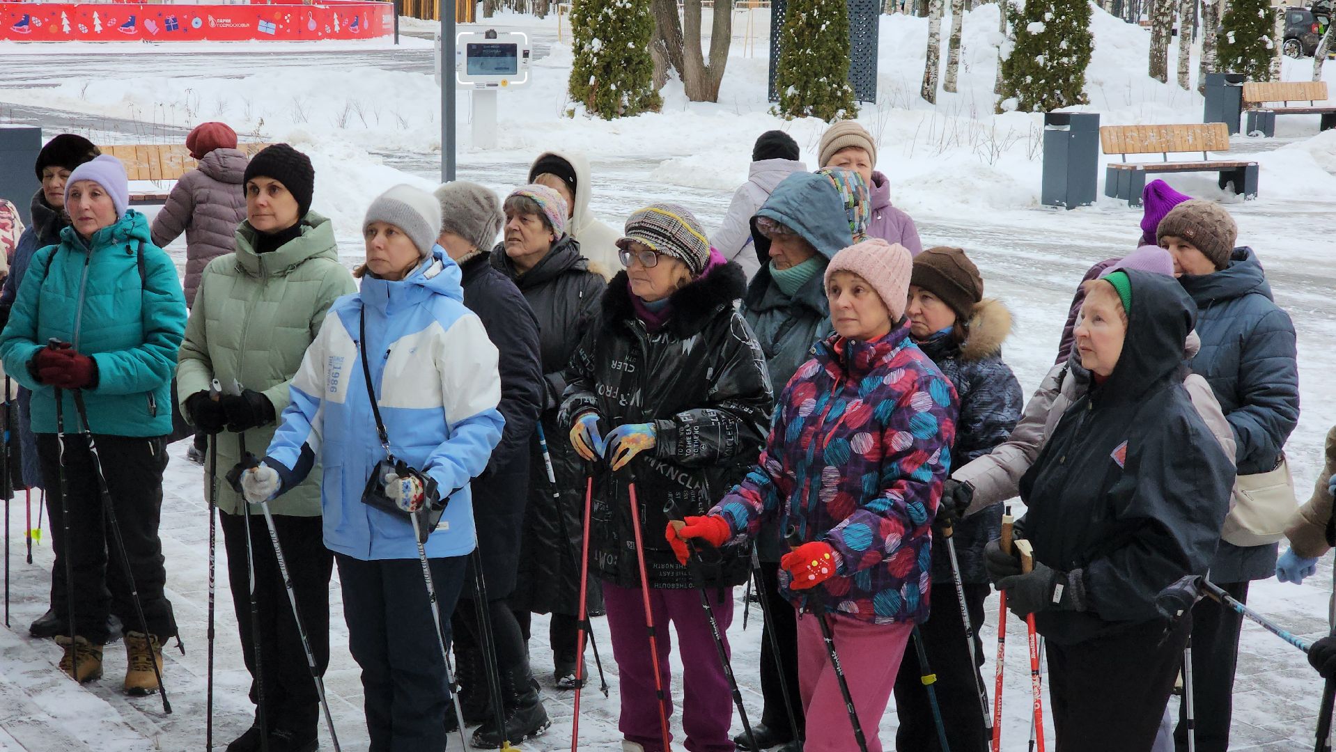 скандинавская ходьба, Мастер-класс, спорт на улице, Лобня,