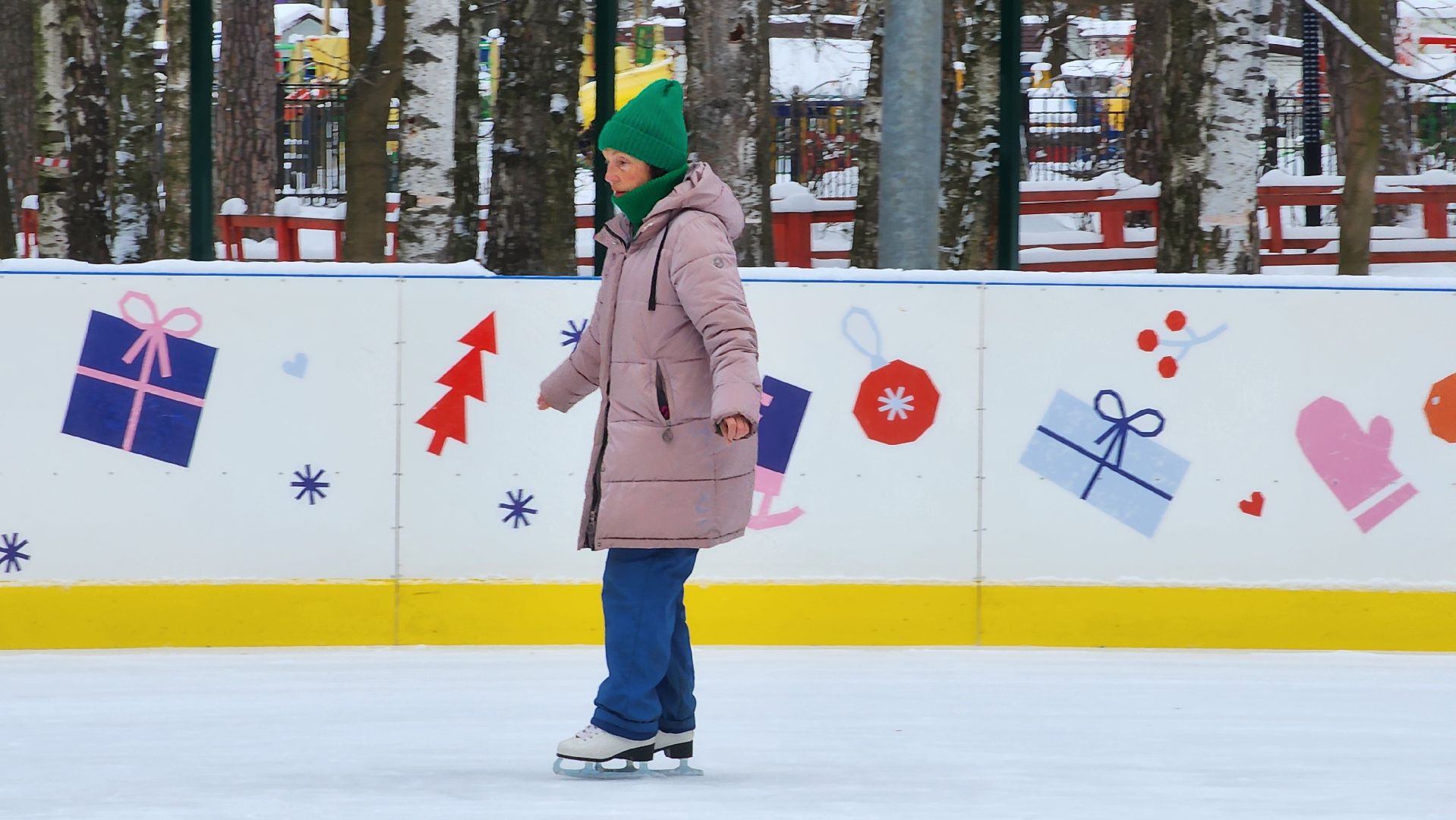 каток, зимние виды спорта, Центральный парк, Ногинск, Богородский городской округ, вертикалки