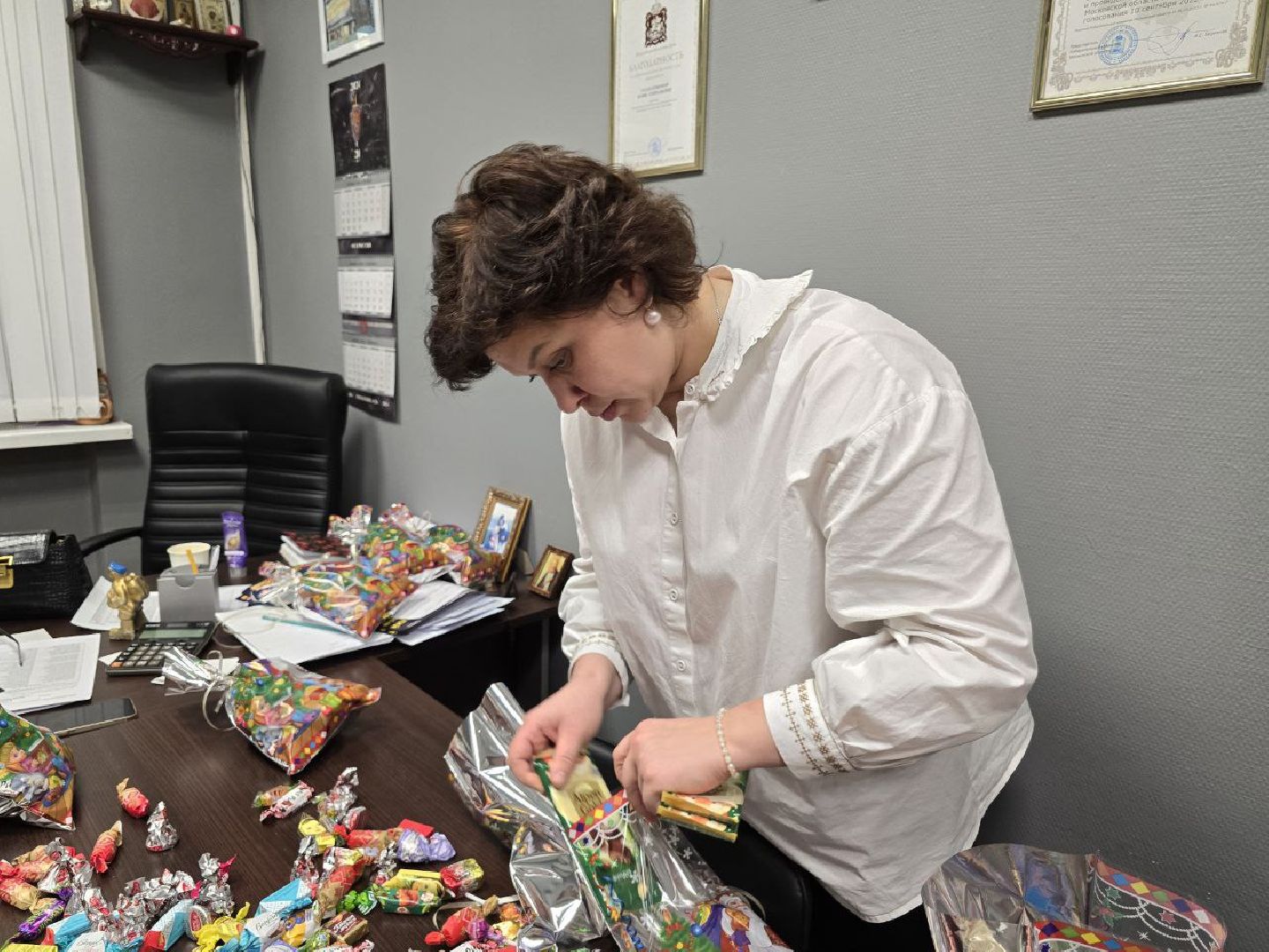 можайск, можайский городской округ, подмосковье, спецоперация, гумпомощь, дети Курска, новый год, благотворительная акция, комитет воинов отечества,