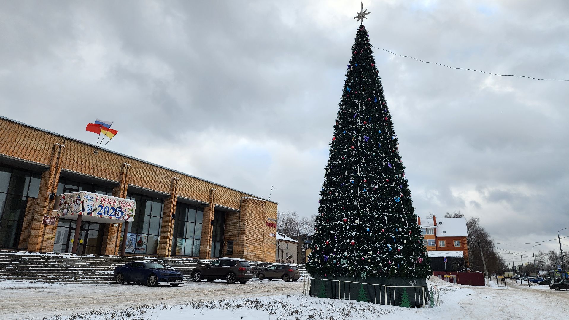 украшение города, Новый год, новогодняя иллюминация, Старая Купавна, Богородский городской округ, вертикалки