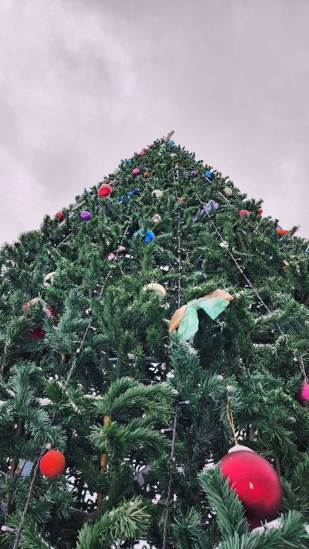украшение города, Новый год, новогодняя иллюминация, Старая Купавна, Богородский городской округ, вертикалки