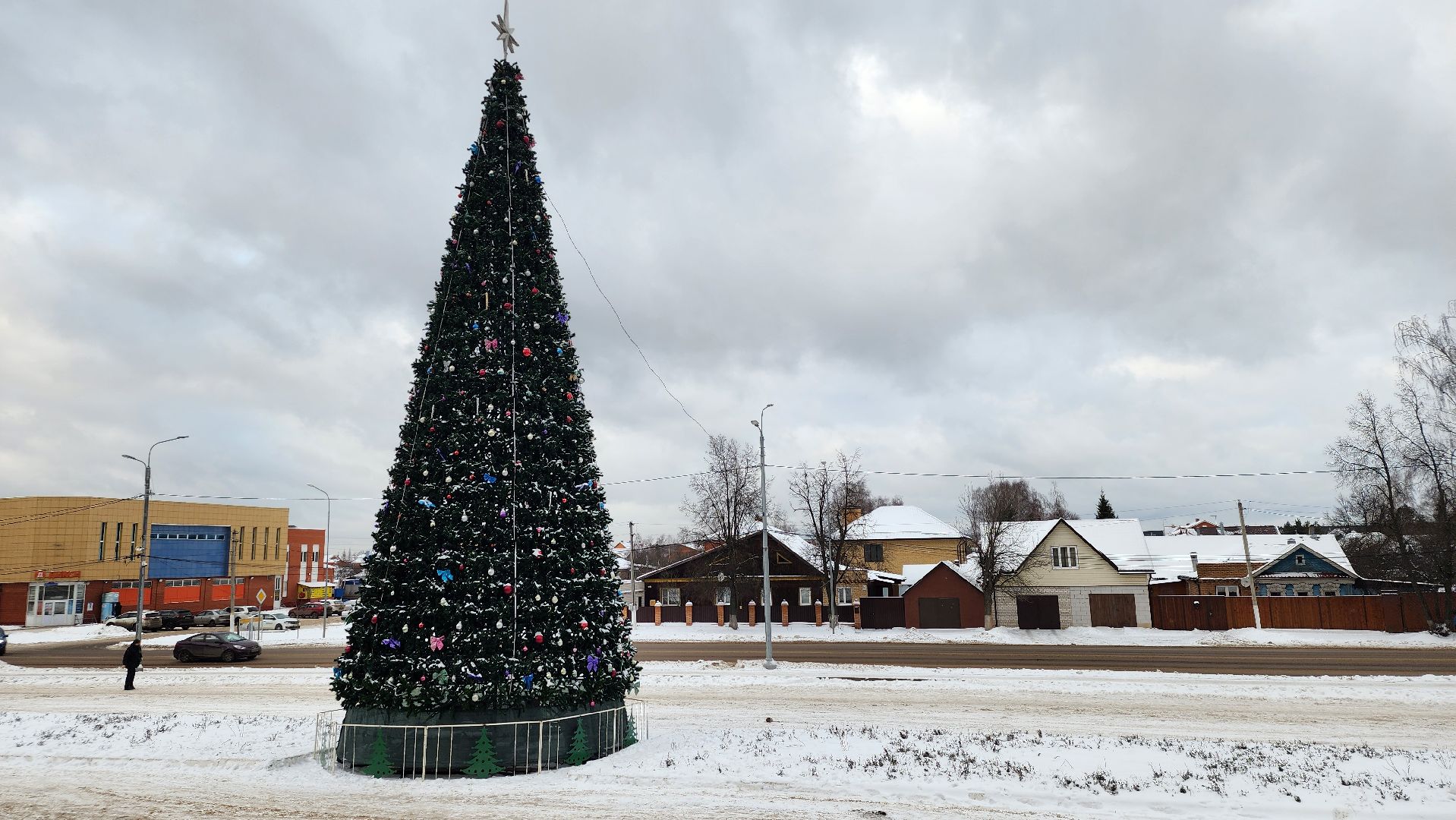 украшение города, Новый год, новогодняя иллюминация, Старая Купавна, Богородский городской округ, вертикалки