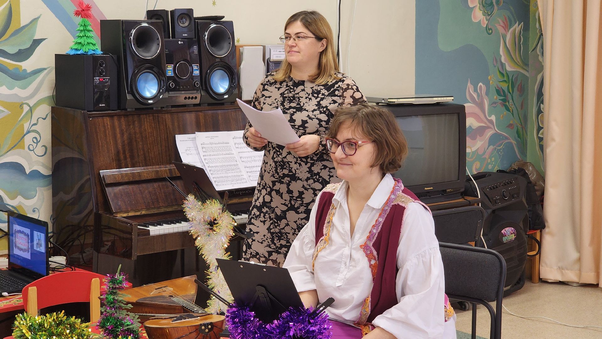 новогодняя сказка, детская школа искусств, протвино, реабилитационный центр, музыкальные инструменты,