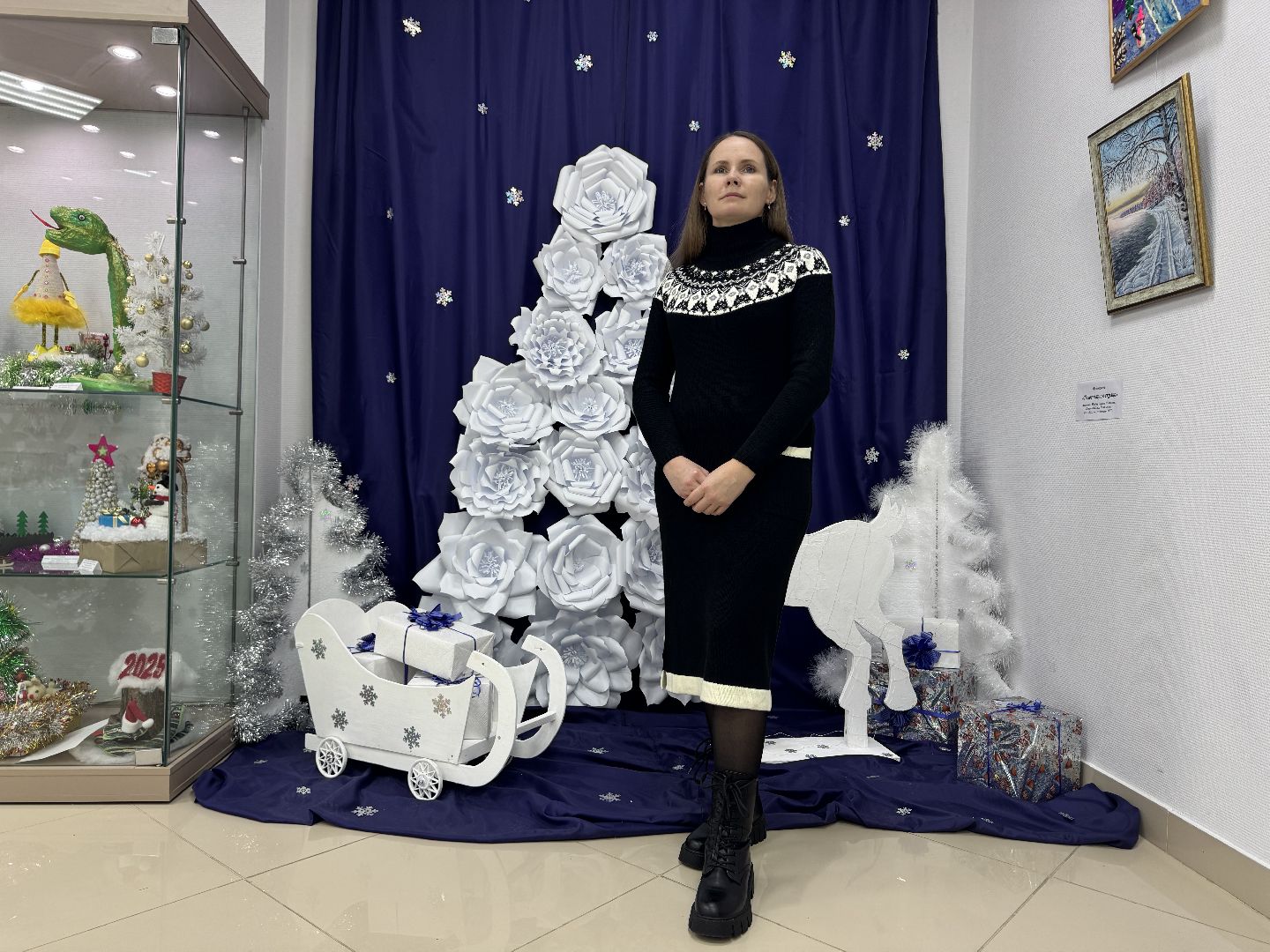 шаховская, музей, выставка, новогодняя выставка, вертикалки,