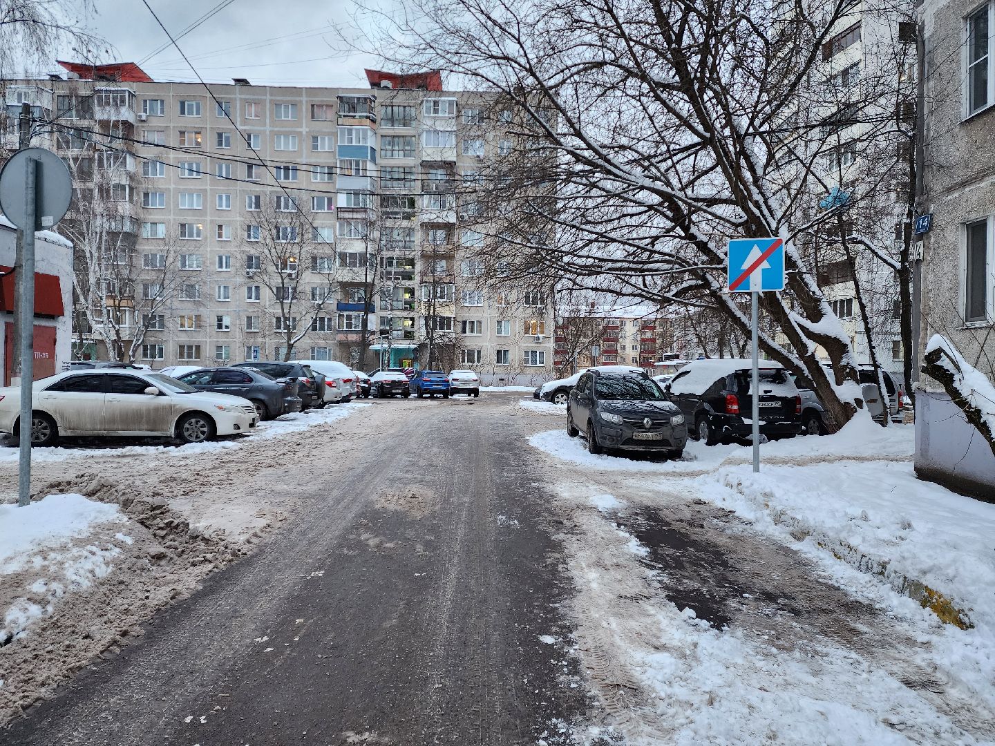 раменское, дороги, новая схема дорожного движения на улице Гурьева во дворах, вертикалки,