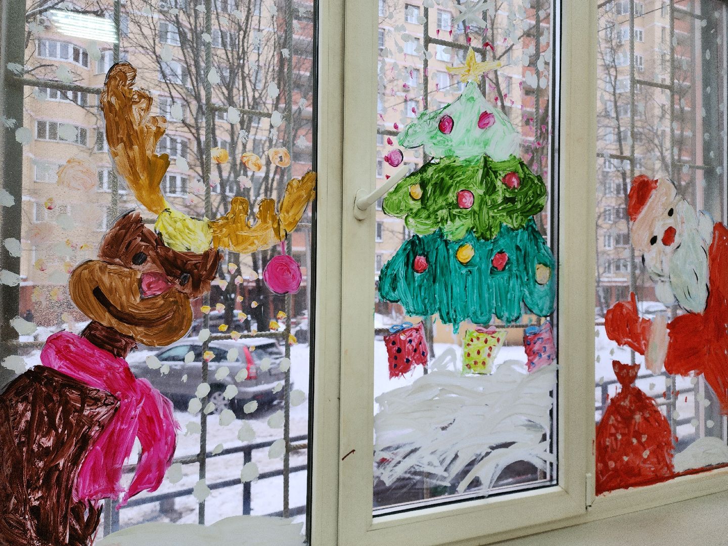 новый год, украшения, центр культуры и отдыха, зима в подмосковье, вертикалки,