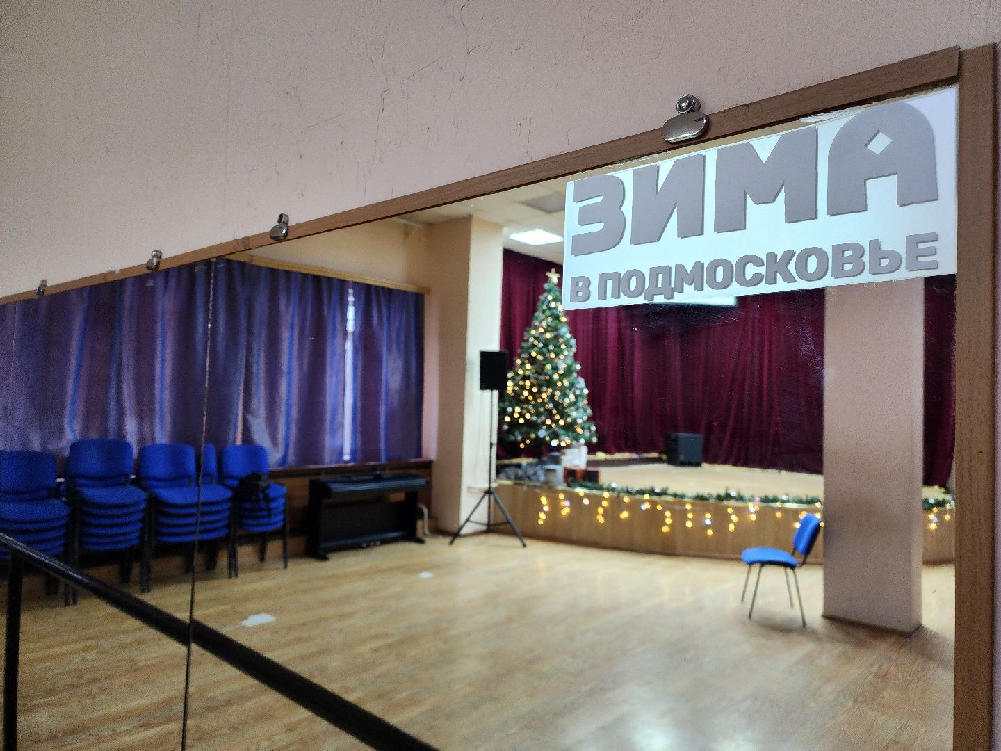 новый год, украшения, центр культуры и отдыха, зима в подмосковье, вертикалки,