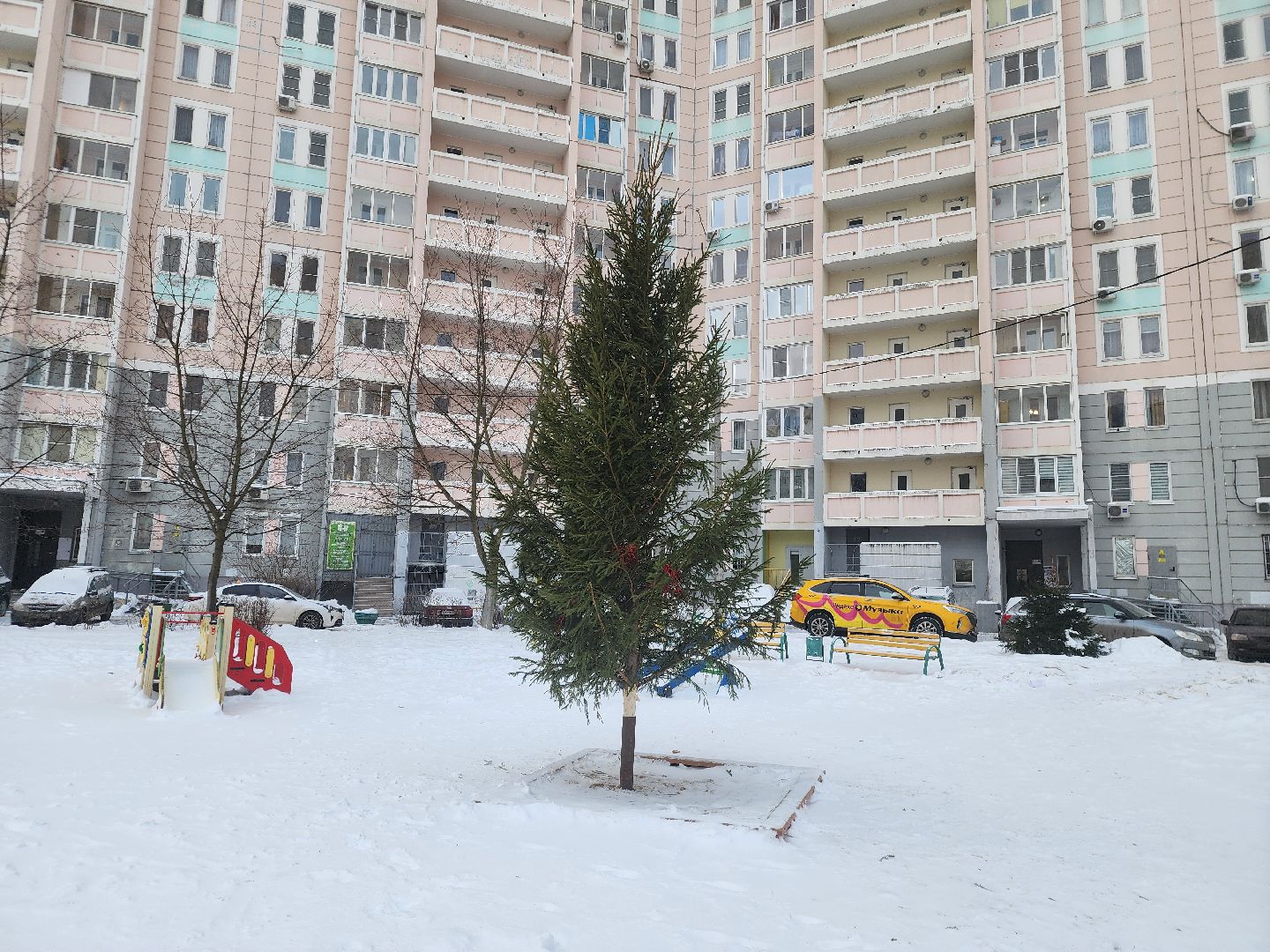 подольск, ёлка, праздник, новый год, вертикалки,