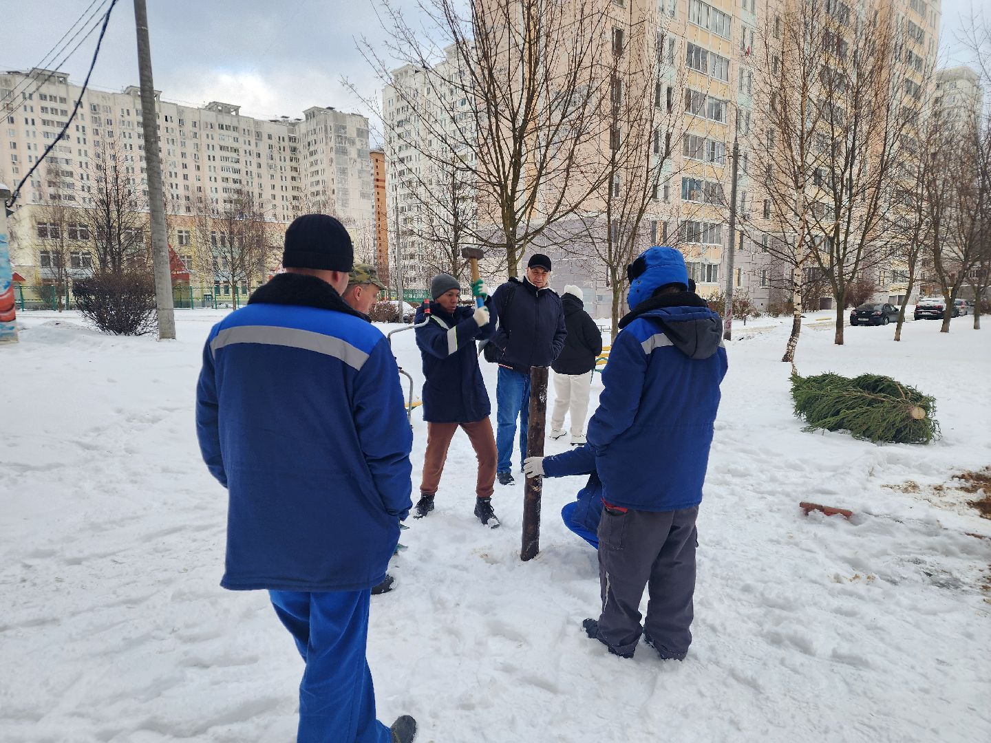 подольск, ёлка, праздник, новый год, вертикалки,