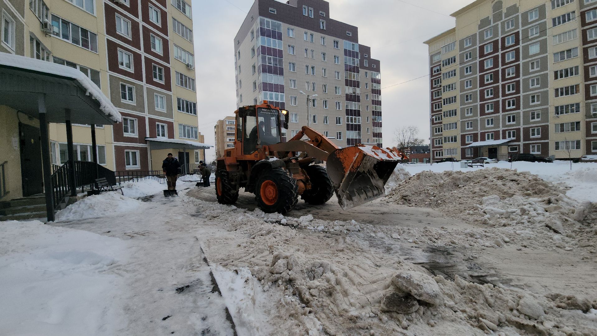 Благоустройство, Руза, вывоз снега, рузский городской округ, московская область, подмосковье, коммунальная техника, вертикалки,