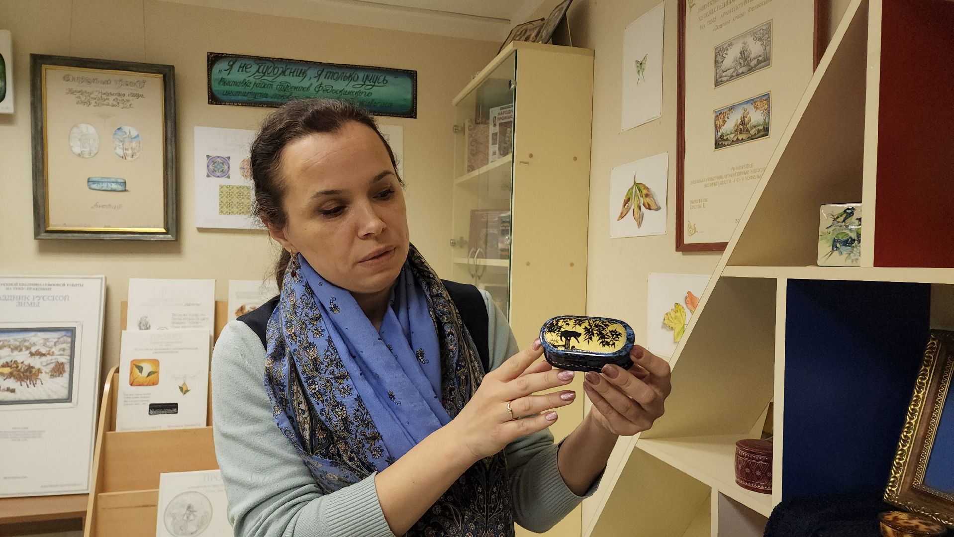 Выставка, федоскинская роспись, Лобня,