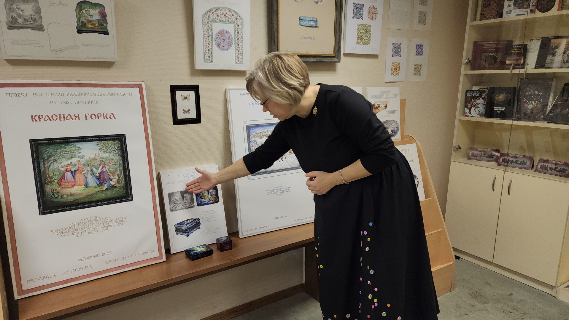 Выставка, федоскинская роспись, Лобня,