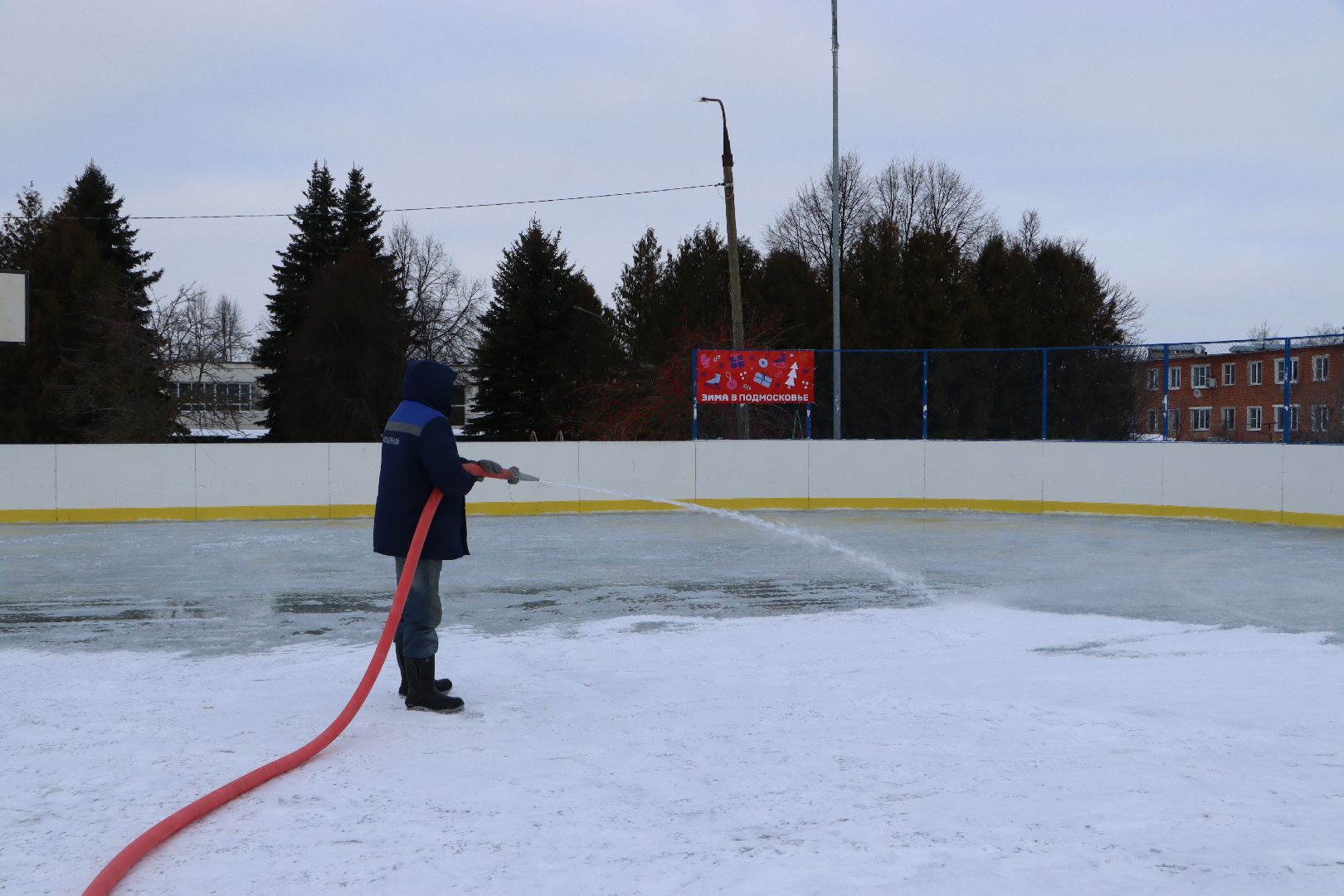 Серебряные Пруды, спорт, Зима в Подмосковье, катки, вертикалки