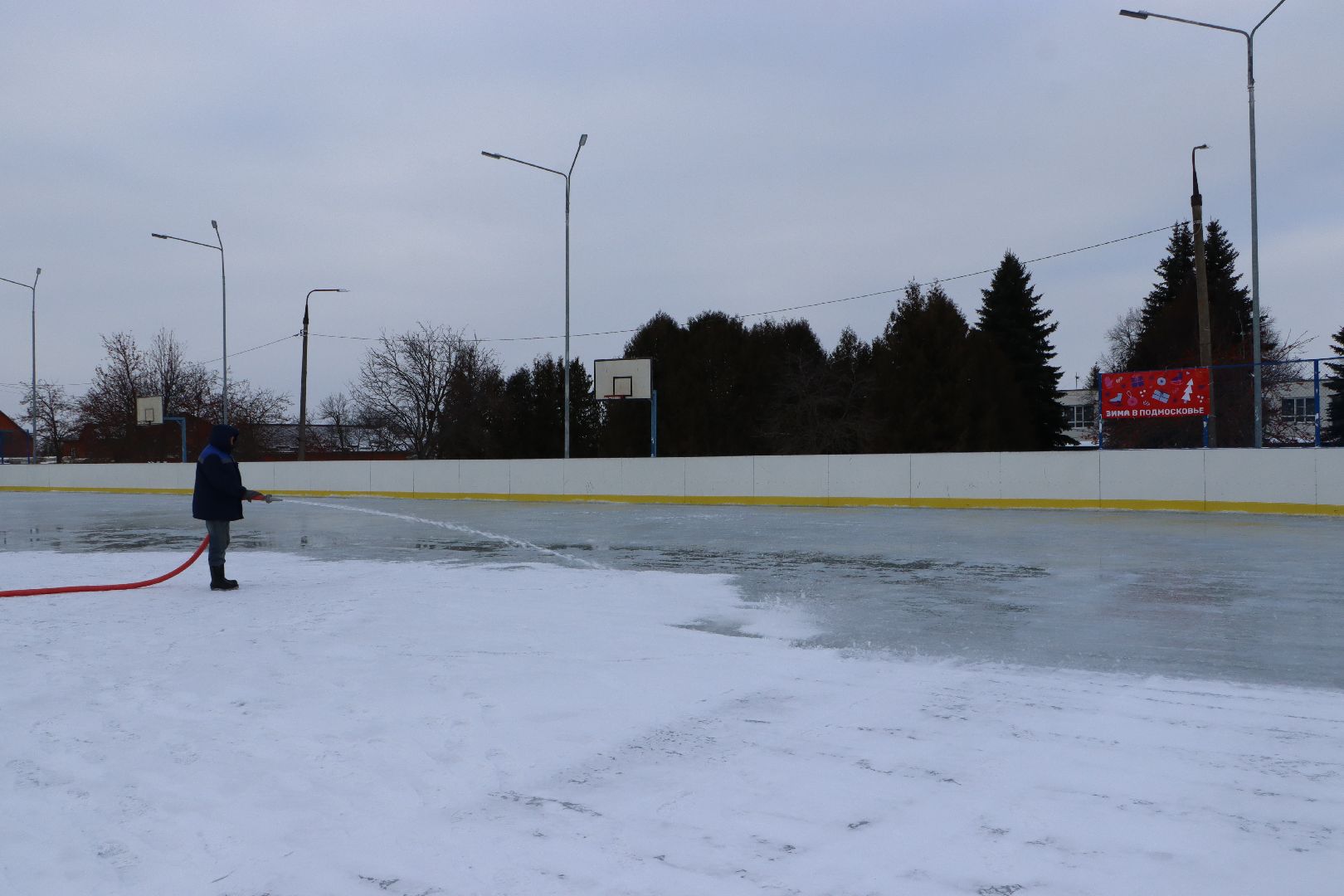 Серебряные Пруды, спорт, Зима в Подмосковье, катки, вертикалки