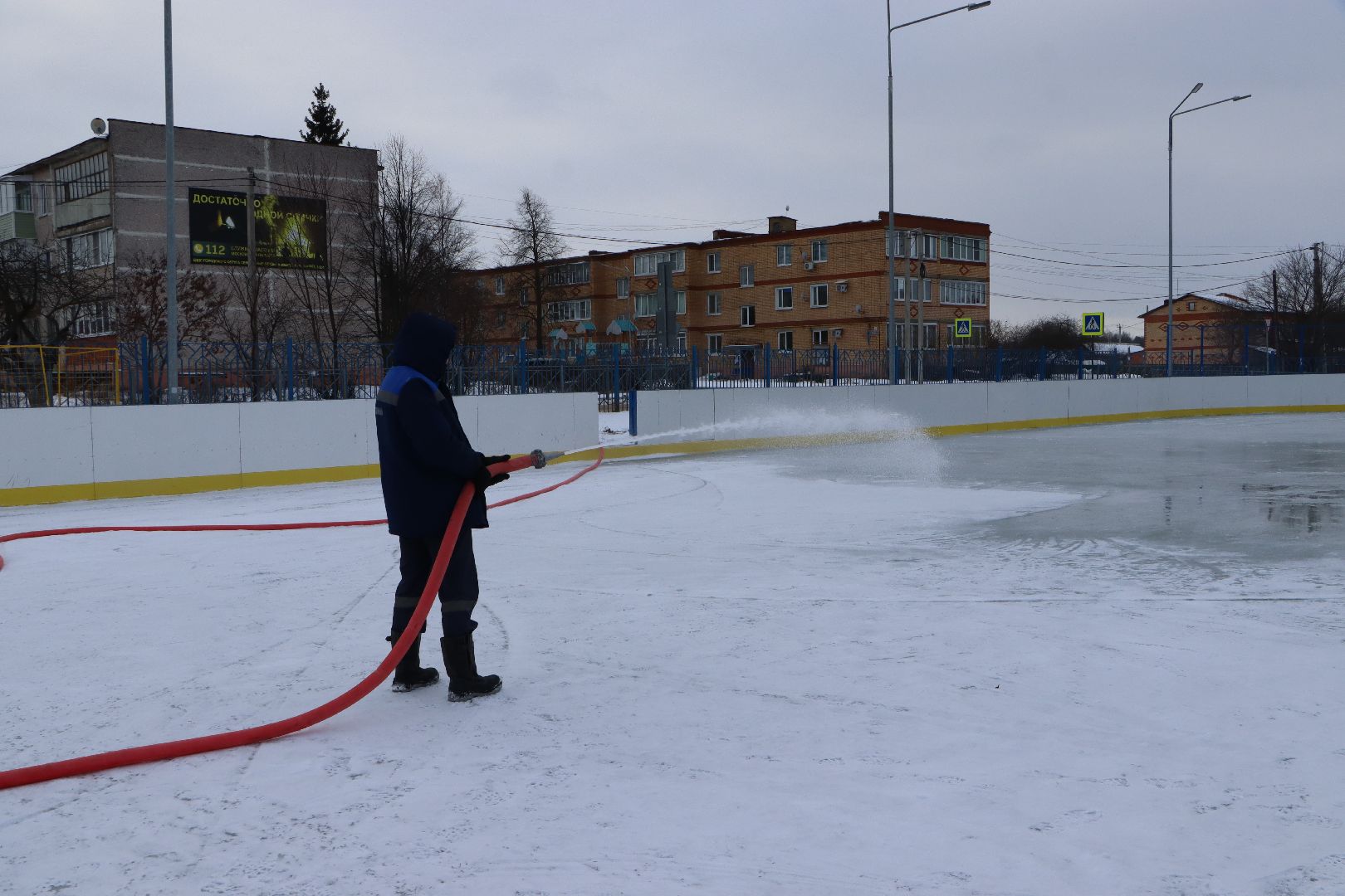 Серебряные Пруды, спорт, Зима в Подмосковье, катки, вертикалки