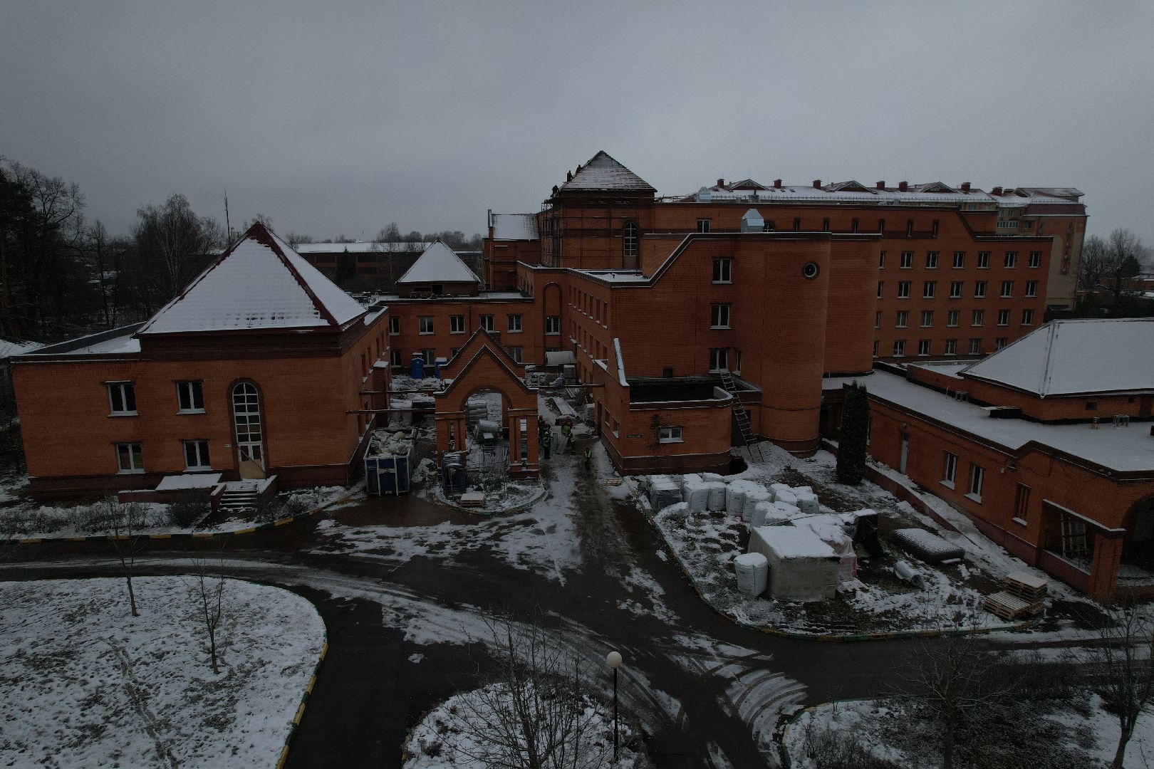 видео с коптера, стационар, капитальный ремонт,