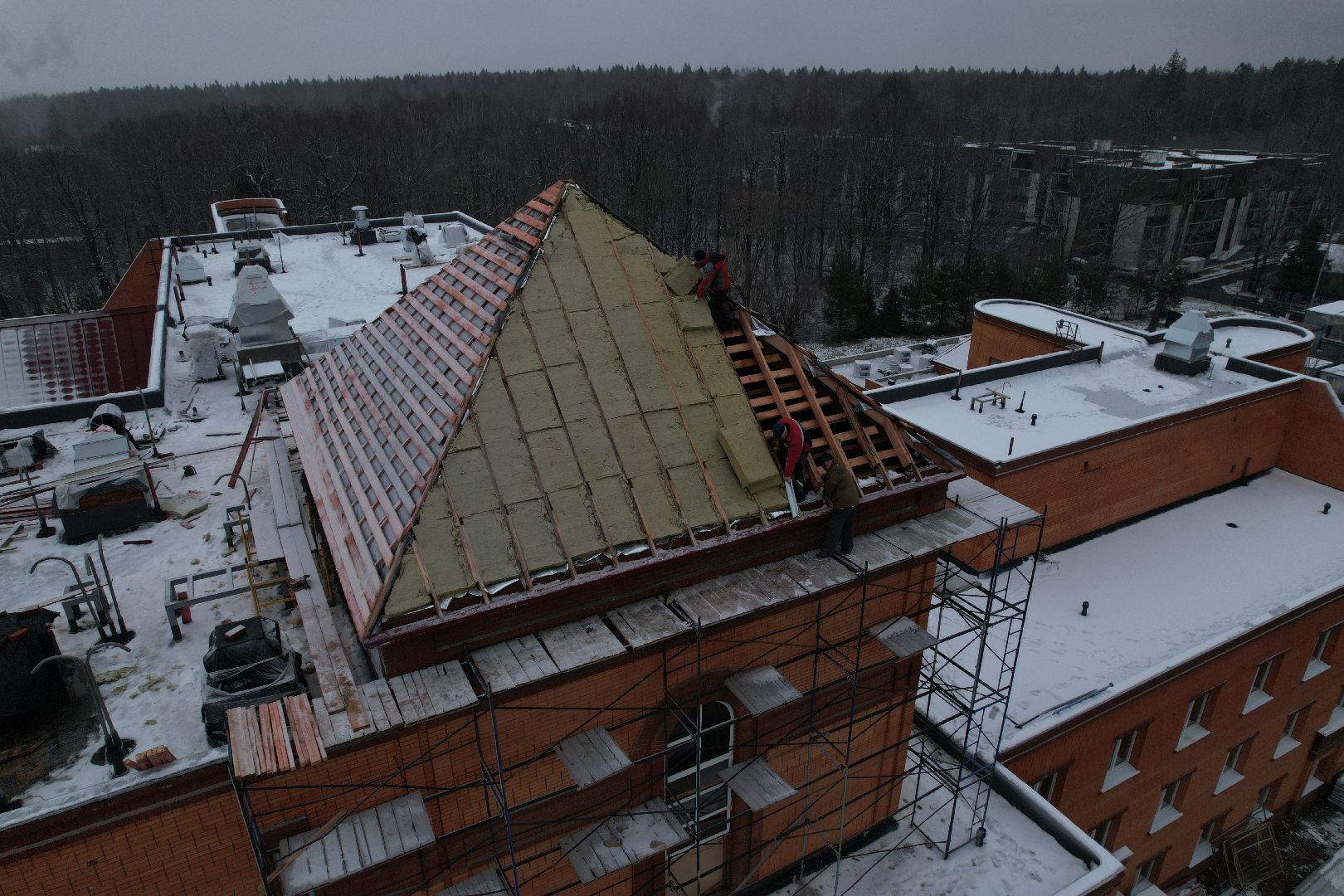 видео с коптера, стационар, капитальный ремонт,