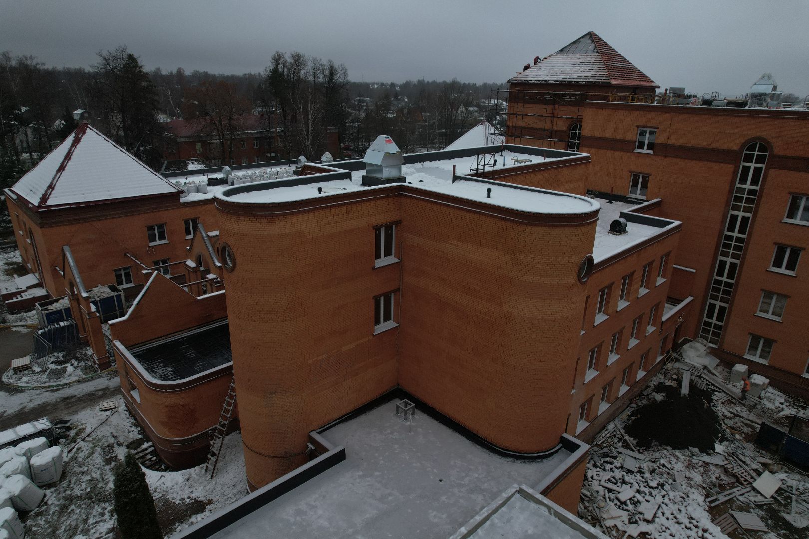 видео с коптера, стационар, капитальный ремонт,