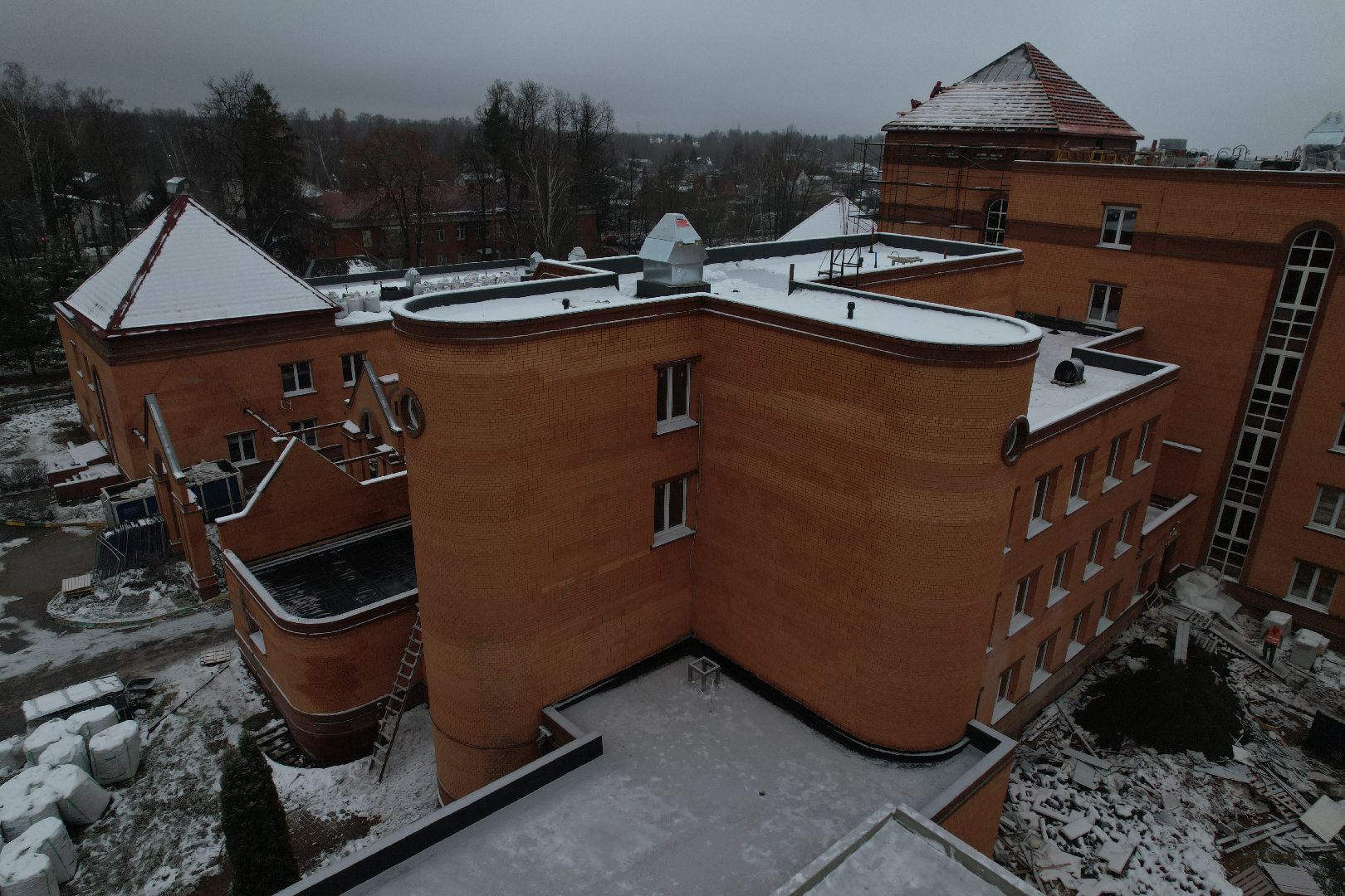 видео с коптера, стационар, капитальный ремонт,