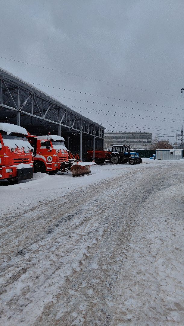 самосвал, техника, автопарк, снег, погрузчики, вертикалки