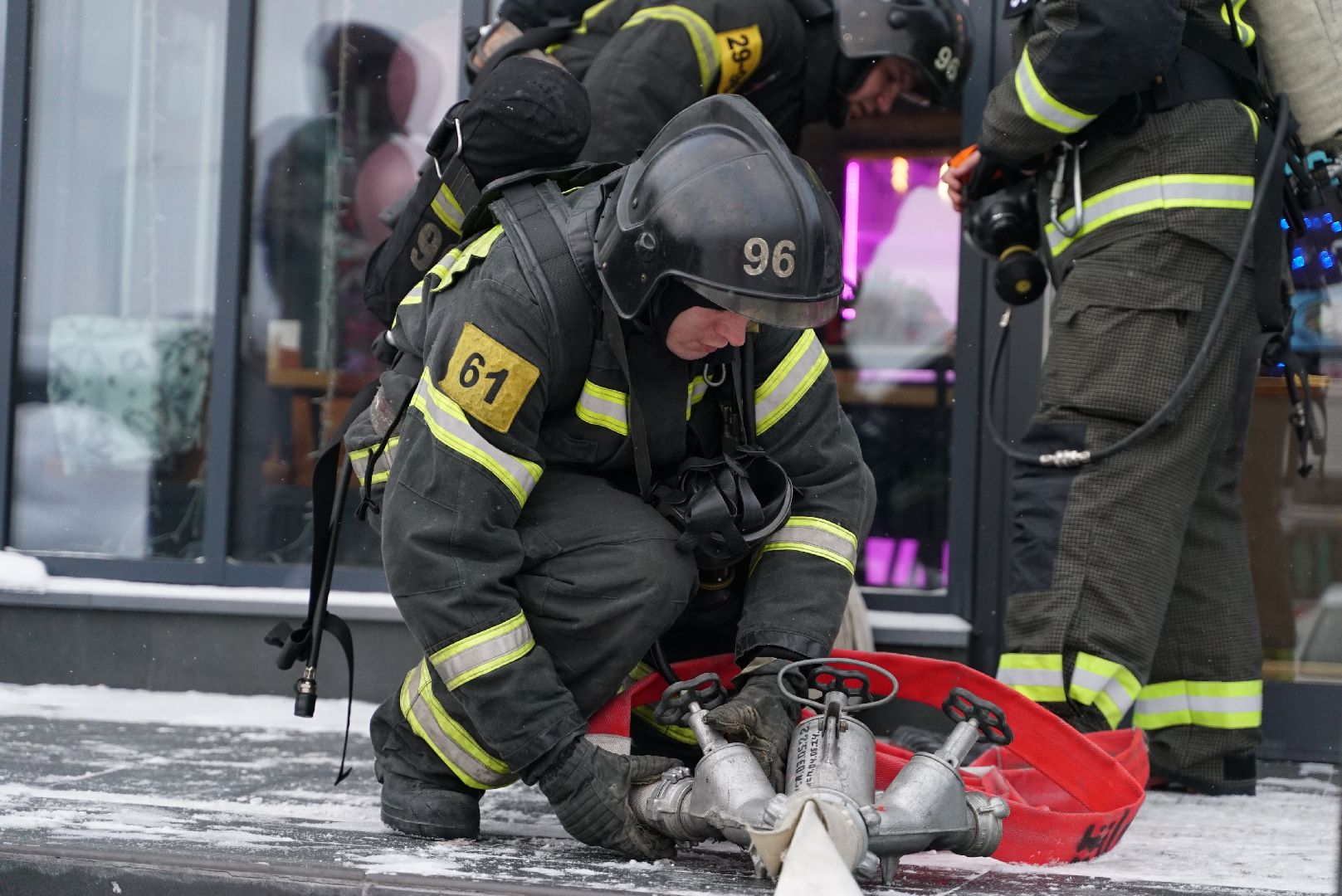 химки, пожар, безопасность, тренировка,