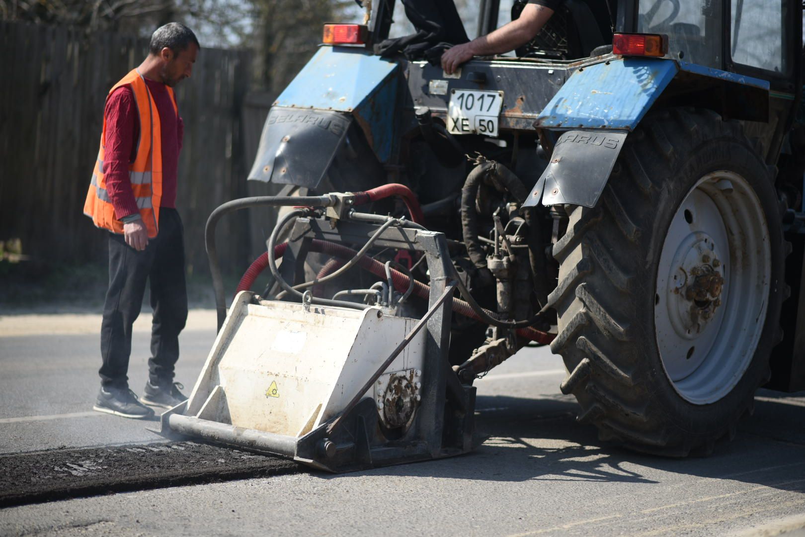 Зарайск, Ямочный ремонт