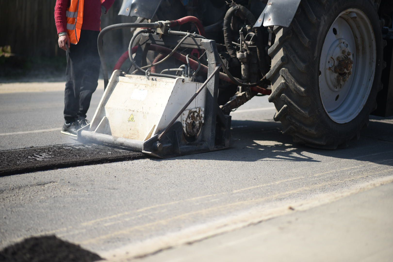 Зарайск, Ямочный ремонт