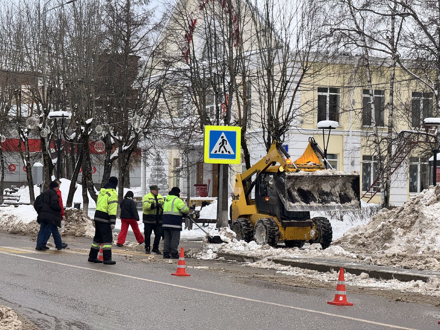 шаховская, уборка снега, уборка снега и наледи, вертикалки,