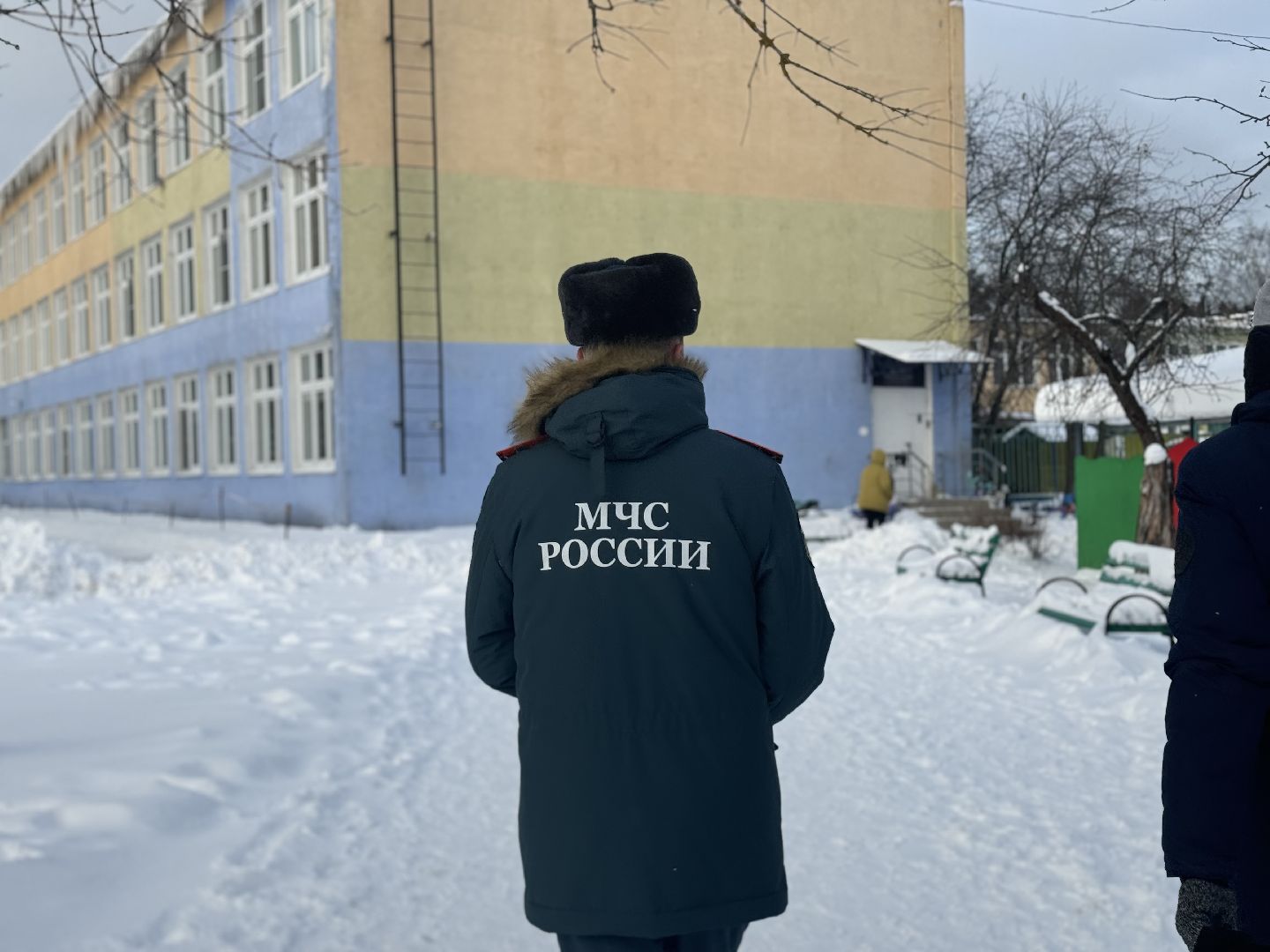 видновская школа, учебная эвакуация, мчс ленинского округа, пожарная служба,ленинский городской округ,