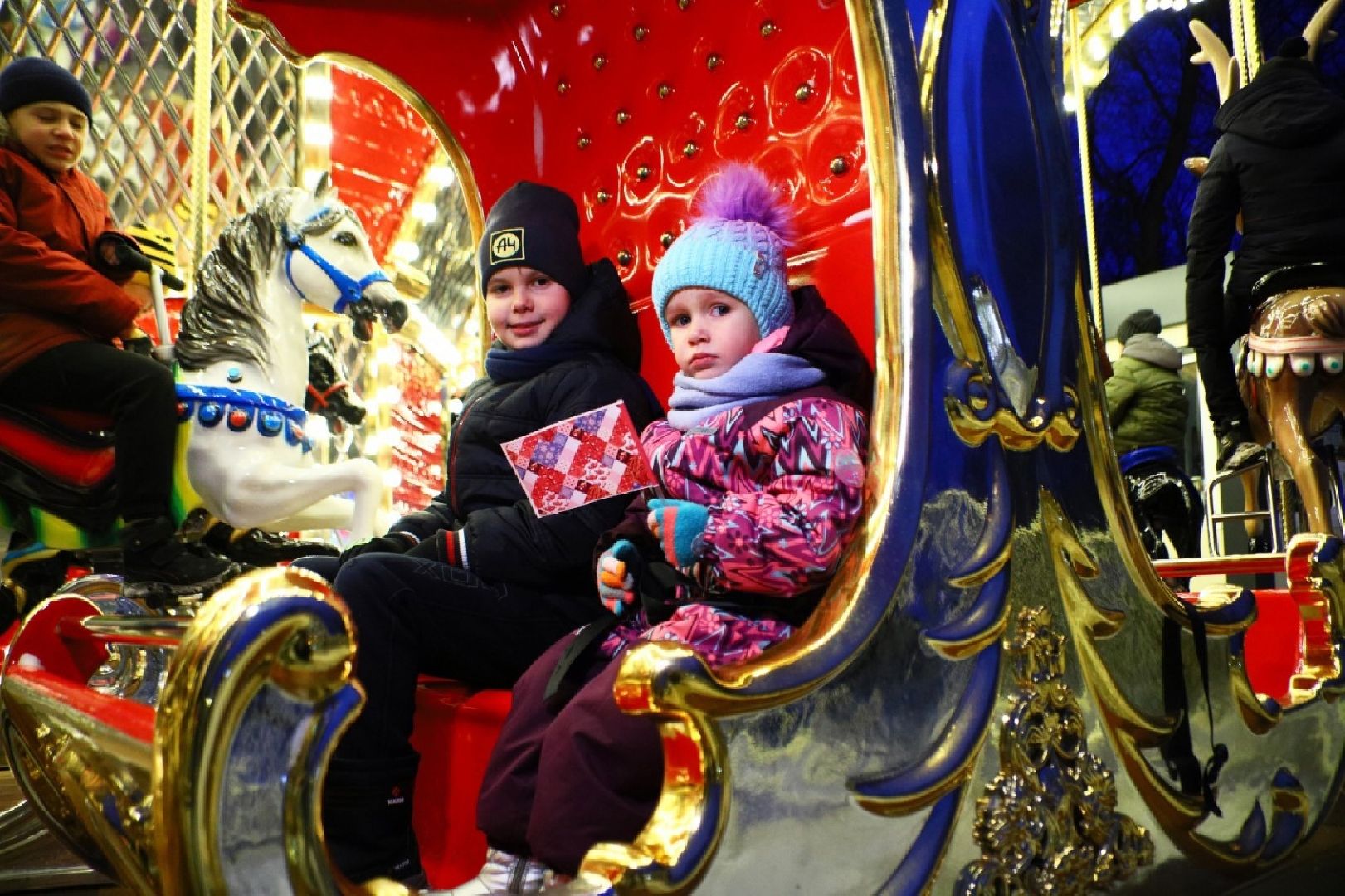 воскресенск, кривякино, карусель, зима в подмосковье,