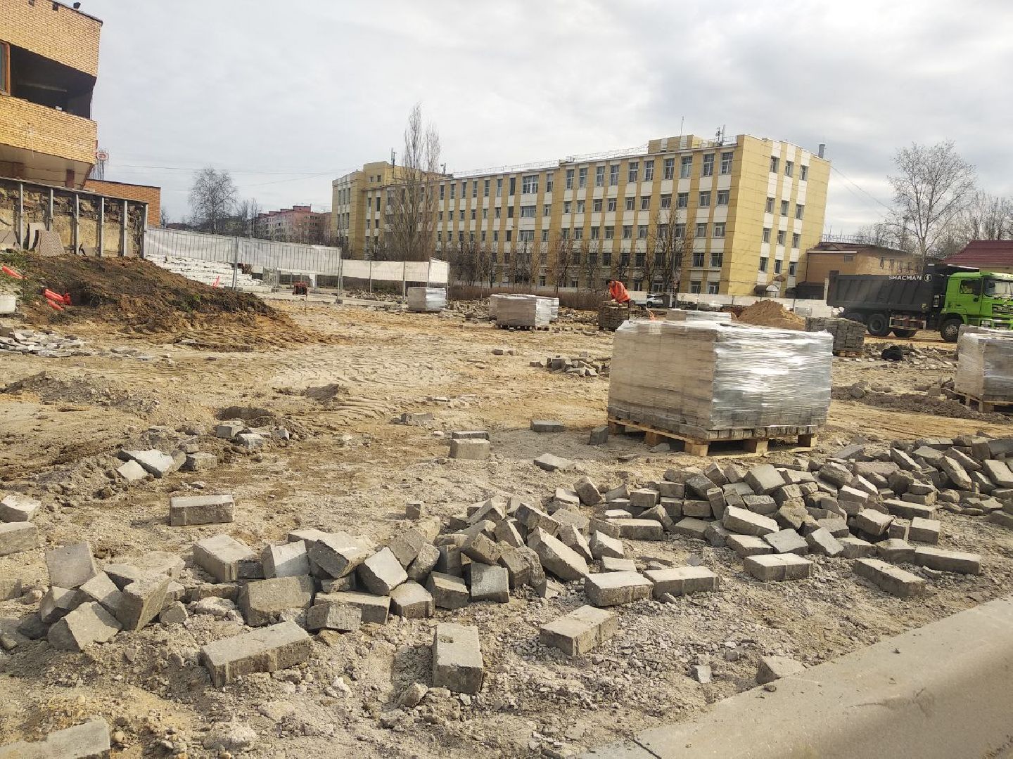 Дмитров, Торговая площадь, Благоустройство, Перемены