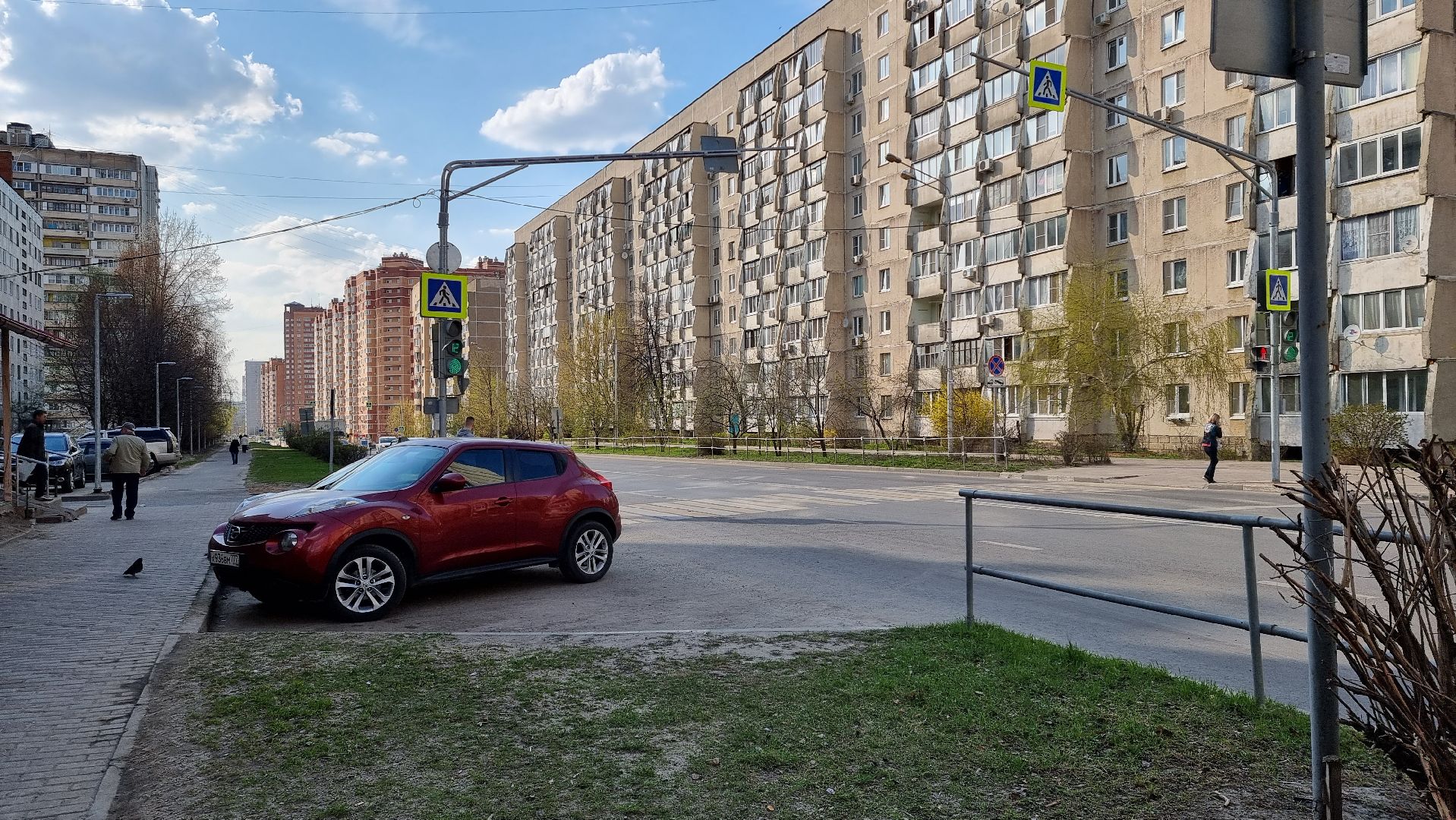 дорожная безопасность, опоры, пешеходный переход, Дзержинский