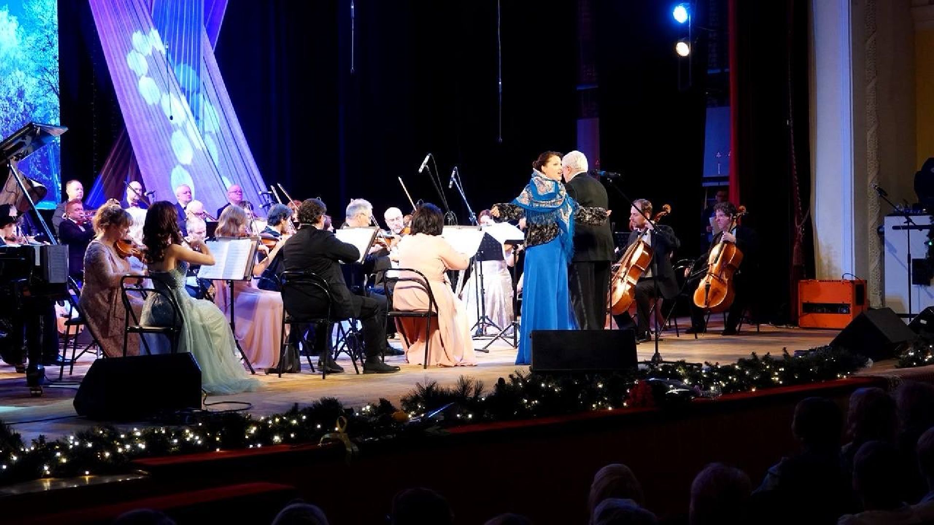 Культура, Музыка, Новый год, Оркестр, Сергиев Посад, Сергиево-Посадский городской округ, Зима в Подмосковье,