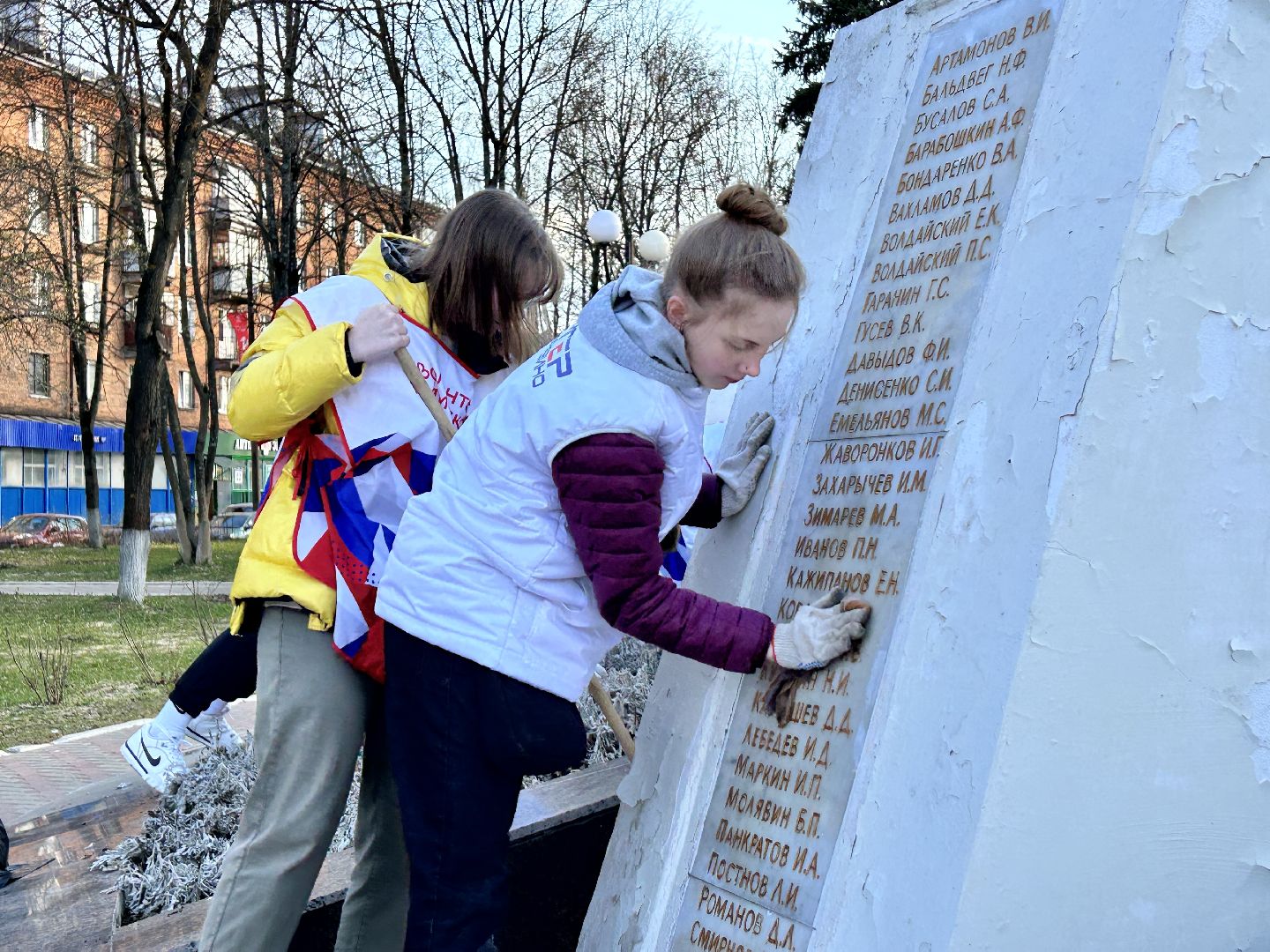 Уборка, волонтеры