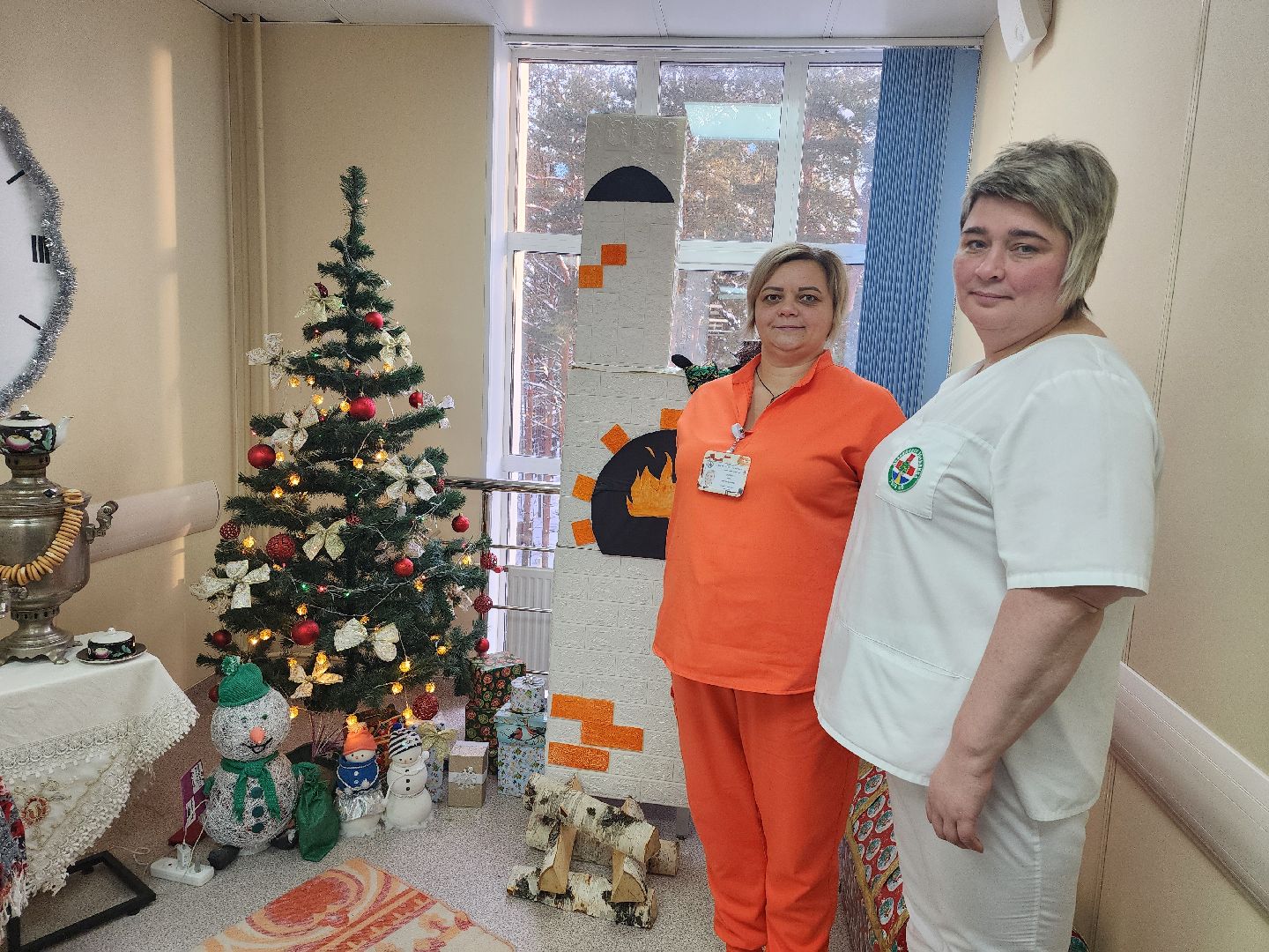 Дубна, Дубненская больница, новогодние украшения, Новогоднее настроение, урологическое отделение, вертикалка,