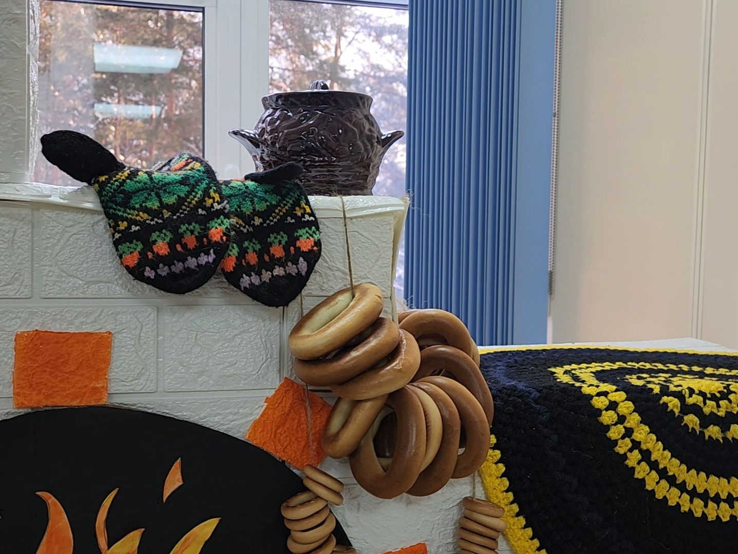 Дубна, Дубненская больница, новогодние украшения, Новогоднее настроение, урологическое отделение, вертикалка,