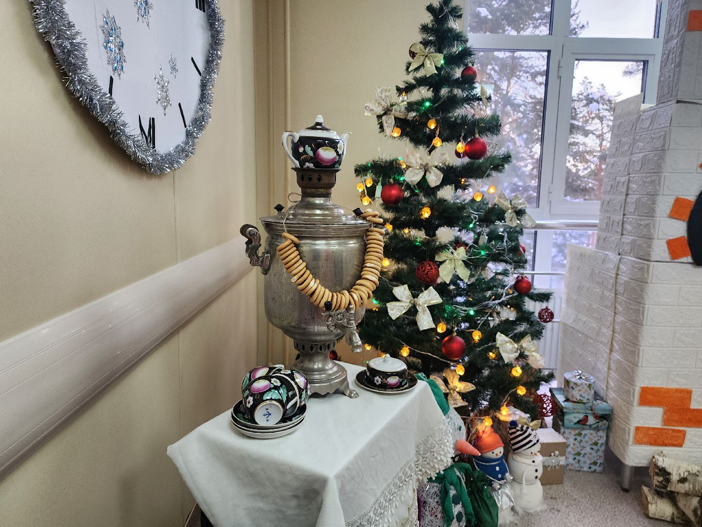 Дубна, Дубненская больница, новогодние украшения, Новогоднее настроение, урологическое отделение, вертикалка,