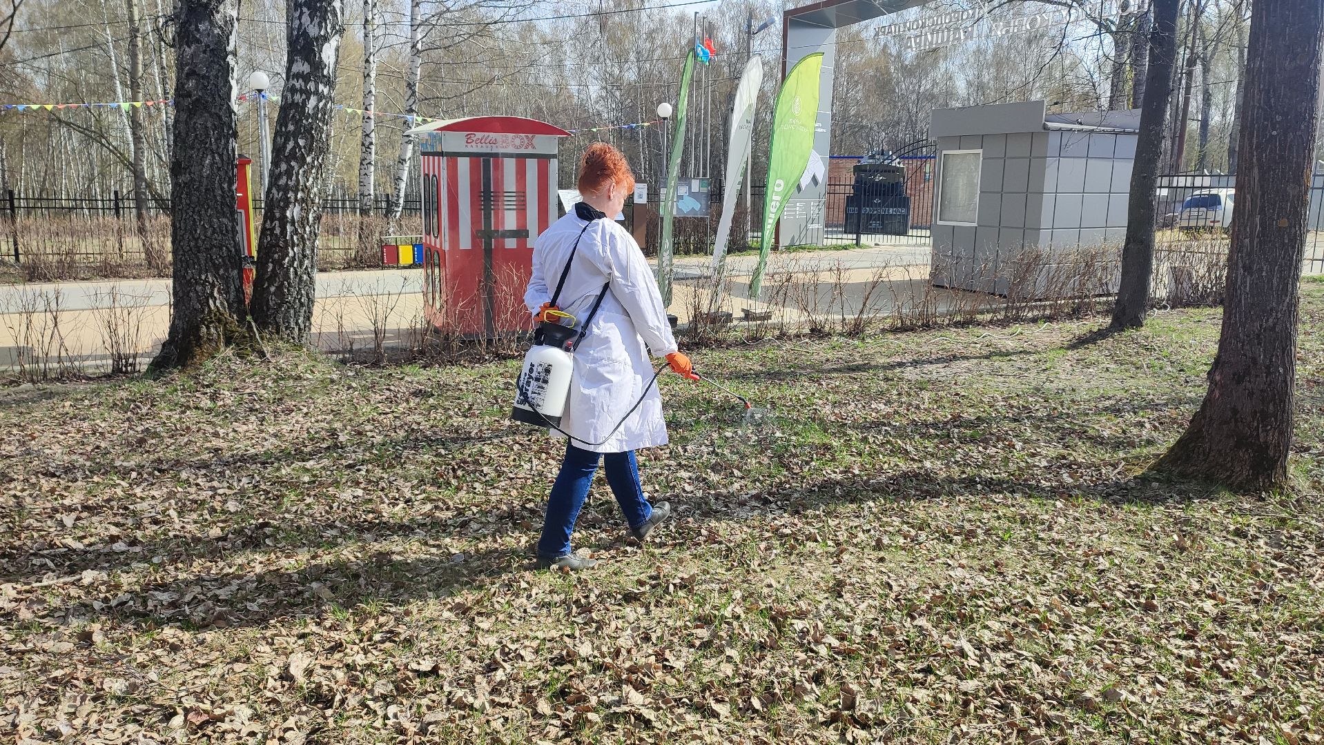 Кашира, парк, клещи, профилактика