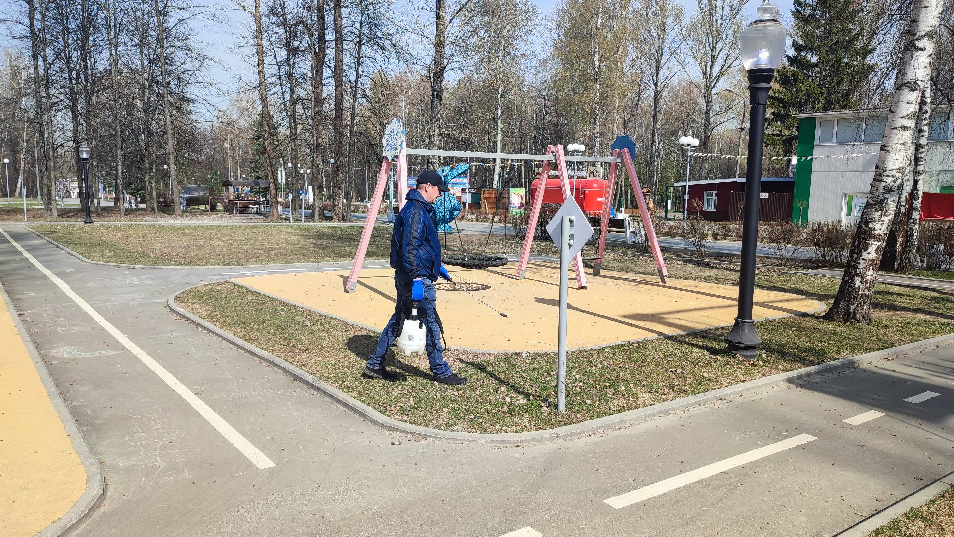 Кашира, парк, клещи, профилактика