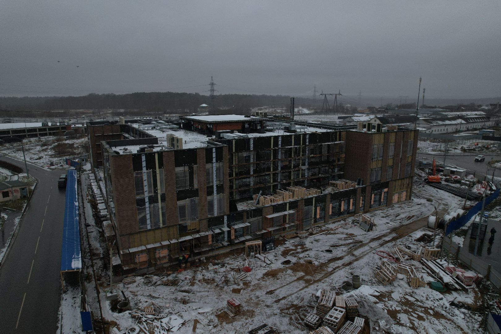 видео с коптера, медицина, губернатор, одинцово, больница, кдц, ромашково,видео с коптера,