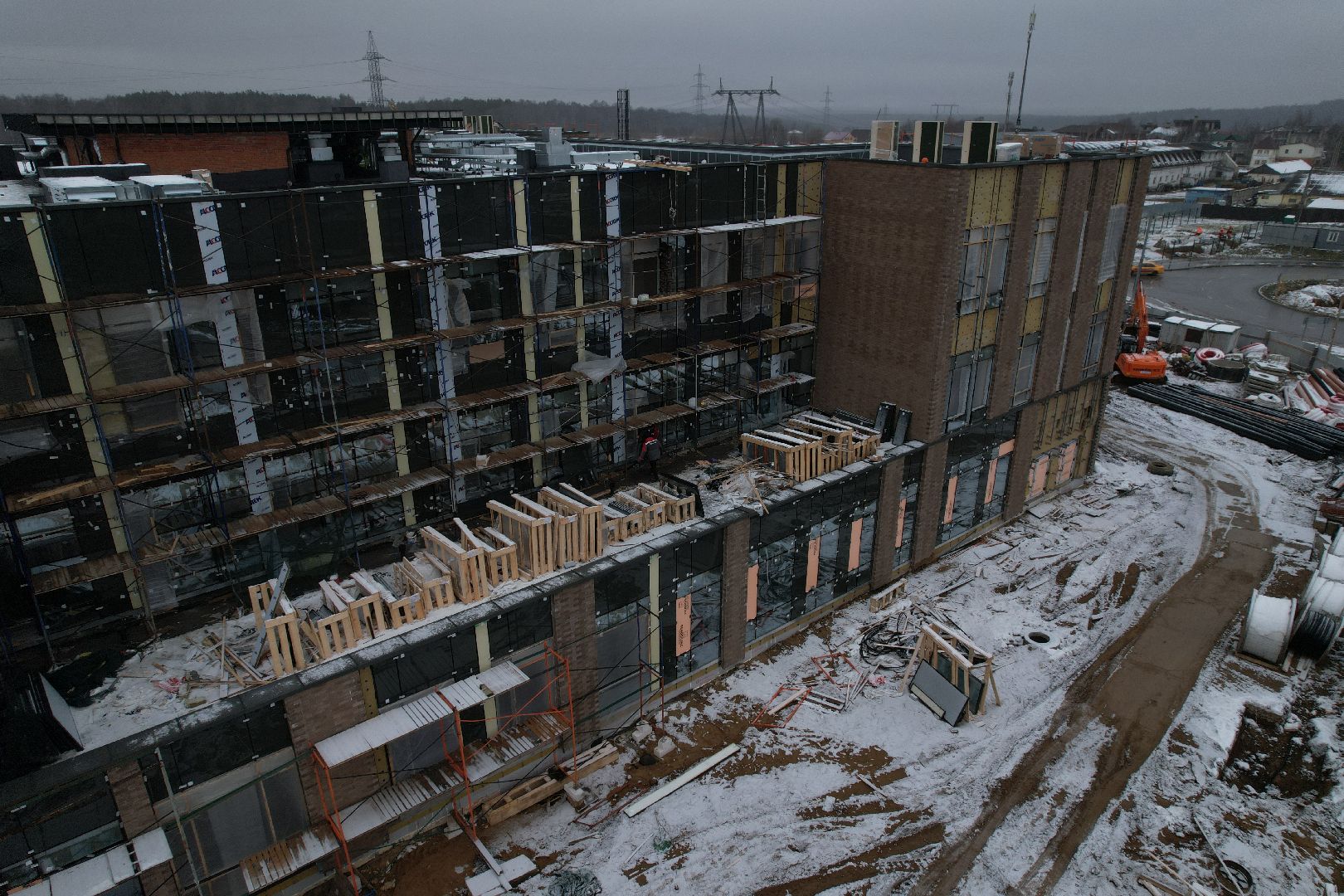 видео с коптера, медицина, губернатор, одинцово, больница, кдц, ромашково,видео с коптера,