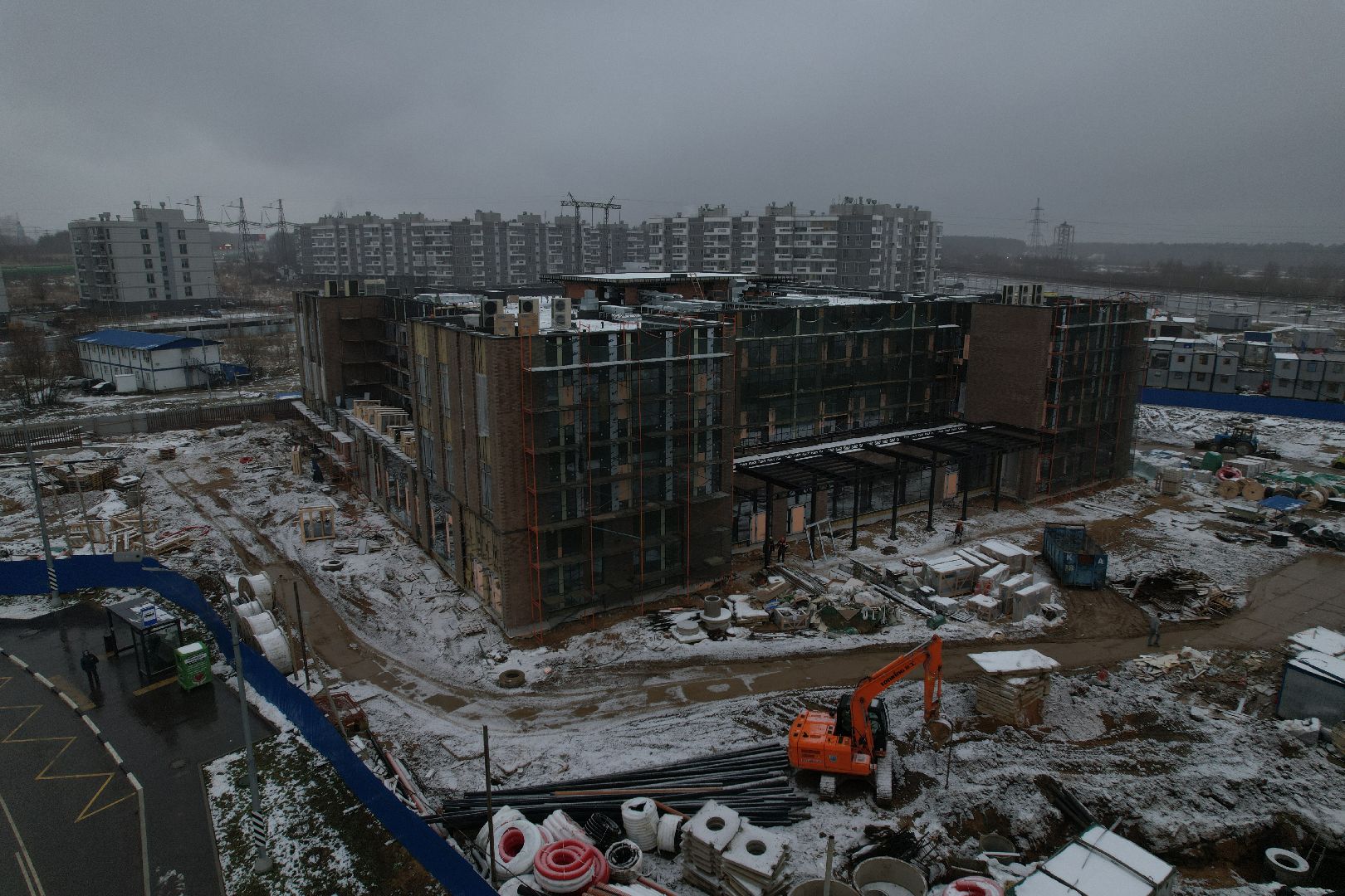 видео с коптера, медицина, губернатор, одинцово, больница, кдц, ромашково,видео с коптера,