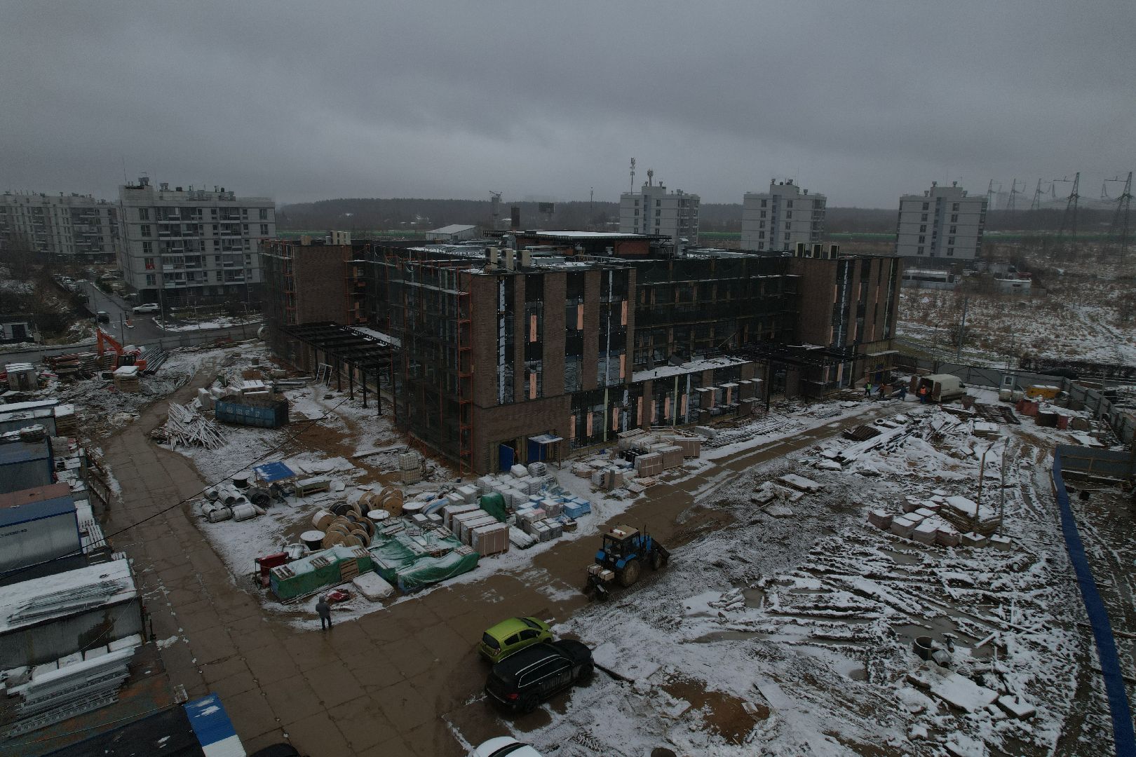 видео с коптера, медицина, губернатор, одинцово, больница, кдц, ромашково,видео с коптера,