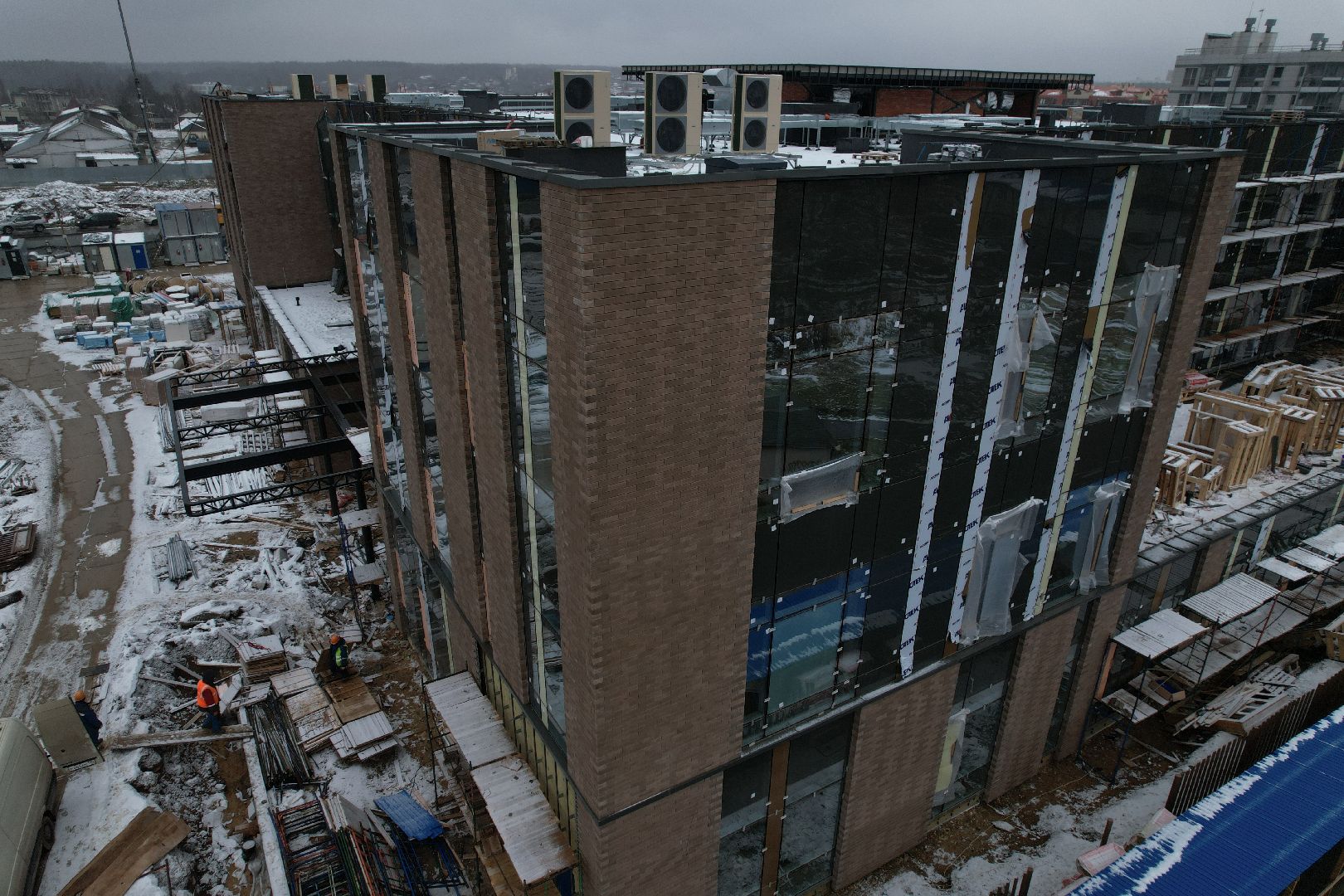 видео с коптера, медицина, губернатор, одинцово, больница, кдц, ромашково,видео с коптера,