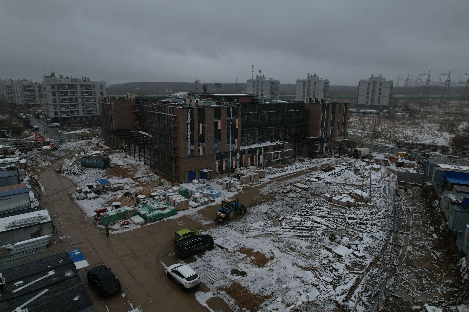 видео с коптера, медицина, губернатор, одинцово, больница, кдц, ромашково,видео с коптера,