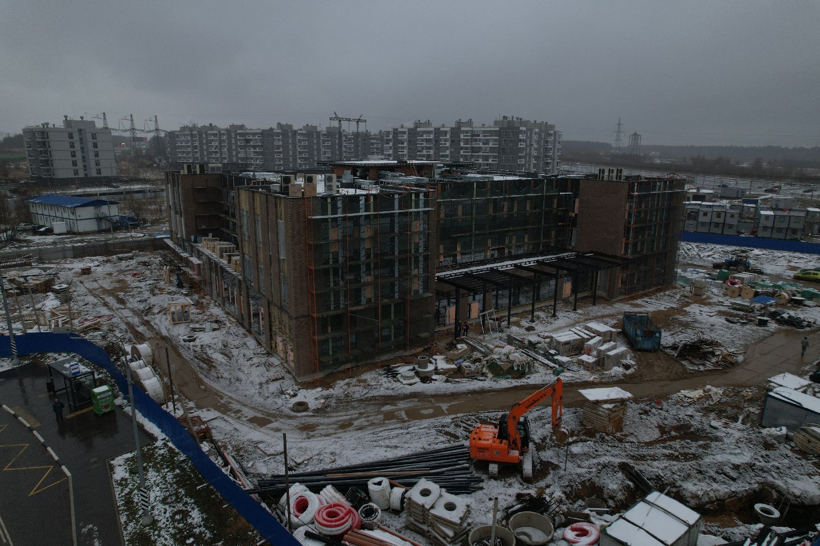 видео с коптера, медицина, губернатор, одинцово, больница, кдц, ромашково,видео с коптера,