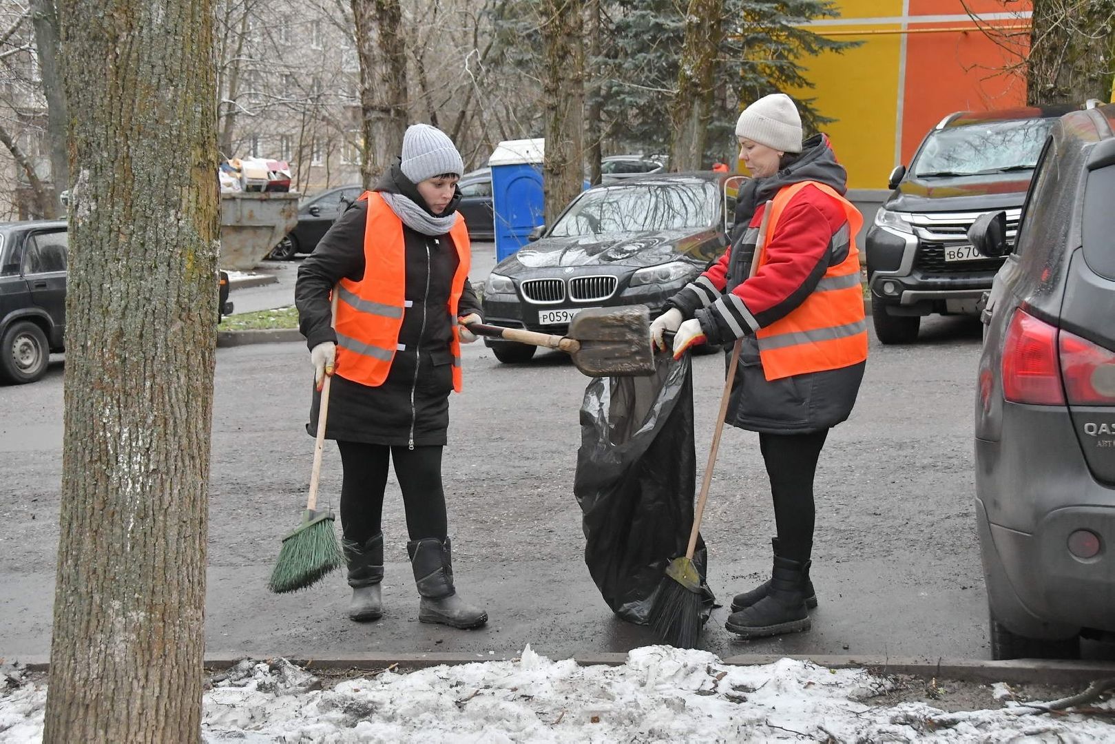 власиха тополек, власиха школьный, содержание территории, уборка дорог и парковок, уборка территории,